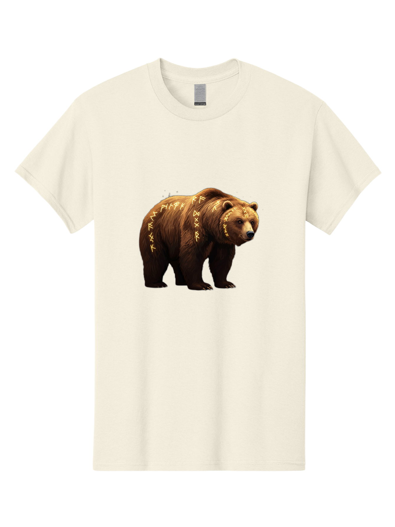 Brown-Bear-With-Runic-Symbols Men'S Graphic Tee, 100% Cotton, Comfortable Casual Summer Wear, Machine Washable, Vintage Camera, Old Camera, Antique Camera, Black Camera, Classic Photography, Photography Equipment, Nostalgic Device, Bae931