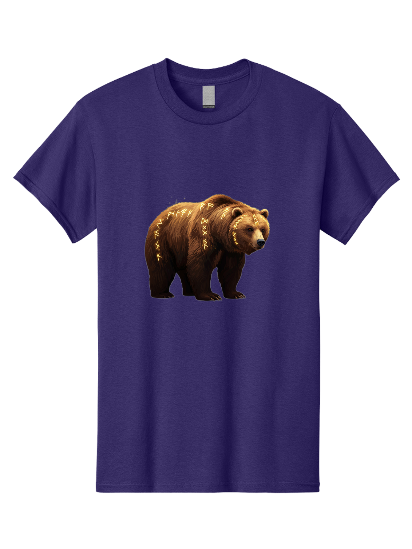 Brown-Bear-With-Runic-Symbols Men'S Graphic Tee, 100% Cotton, Comfortable Casual Summer Wear, Machine Washable, Vintage Camera, Old Camera, Antique Camera, Black Camera, Classic Photography, Photography Equipment, Nostalgic Device, Bae931