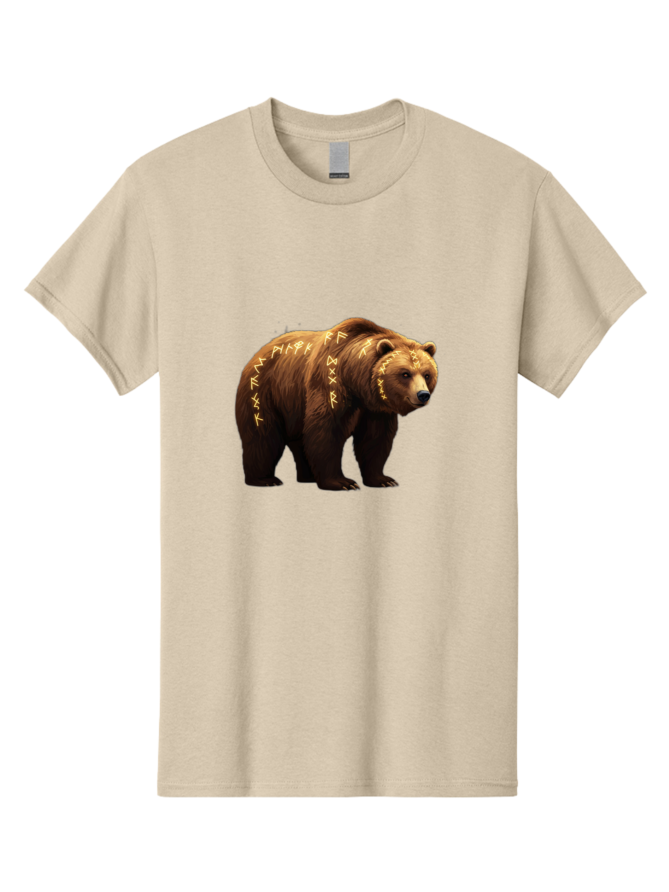 Brown-Bear-With-Runic-Symbols Men'S Graphic Tee, 100% Cotton, Comfortable Casual Summer Wear, Machine Washable, Vintage Camera, Old Camera, Antique Camera, Black Camera, Classic Photography, Photography Equipment, Nostalgic Device, Bae931