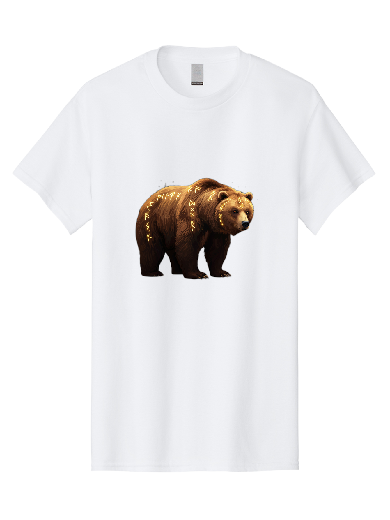 Brown-Bear-With-Runic-Symbols Men'S Graphic Tee, 100% Cotton, Comfortable Casual Summer Wear, Machine Washable, Vintage Camera, Old Camera, Antique Camera, Black Camera, Classic Photography, Photography Equipment, Nostalgic Device, Bae931