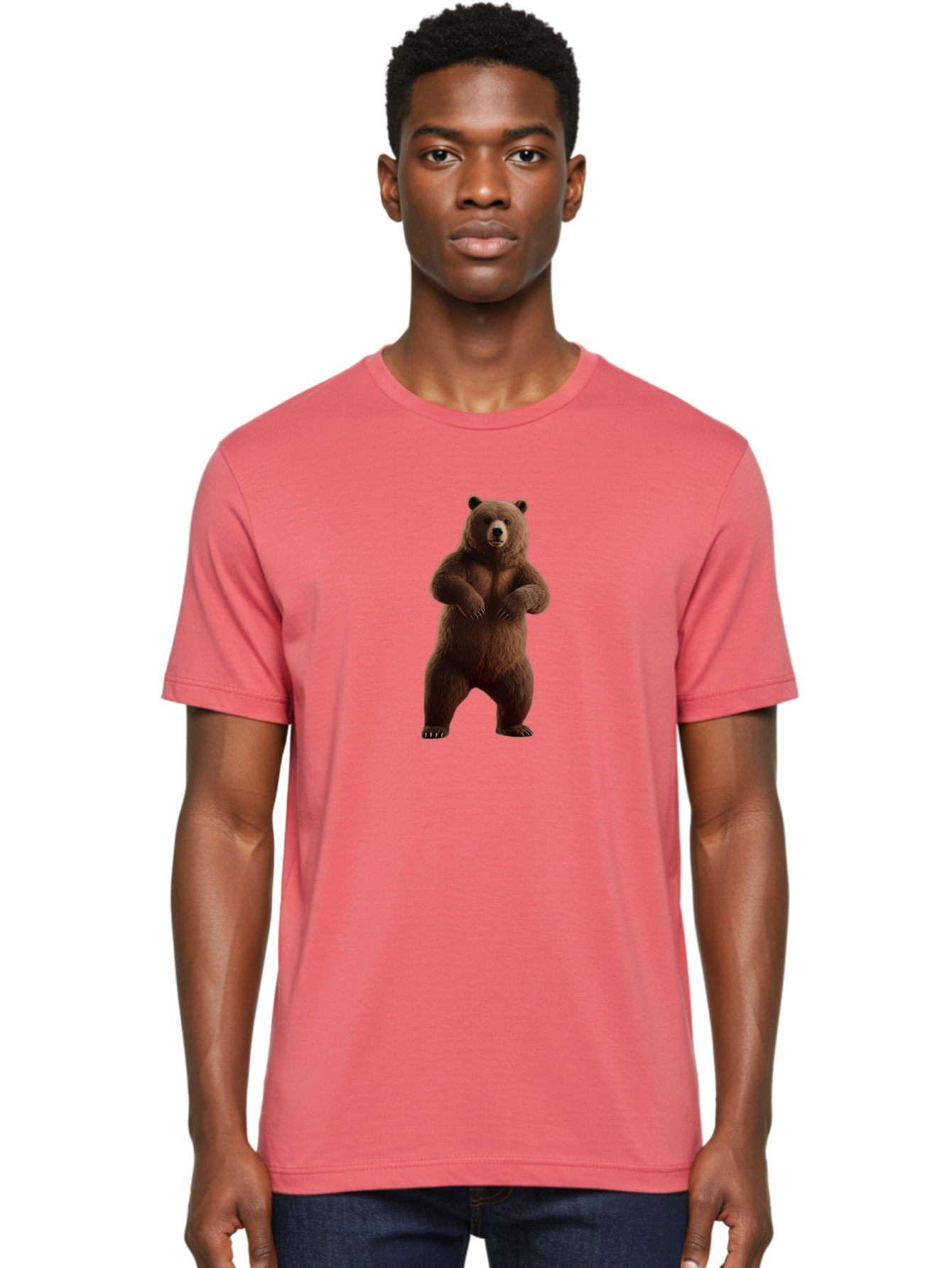 Brown-Bear Men'S Graphic Tee, 100% Cotton, Comfortable Casual Summer Wear, Machine Washable, Vintage Camera, Old Camera, Antique Camera, Black Camera, Classic Photography, Photography Equipment, Nostalgic Device, Film Camera, Camera Art Bae933