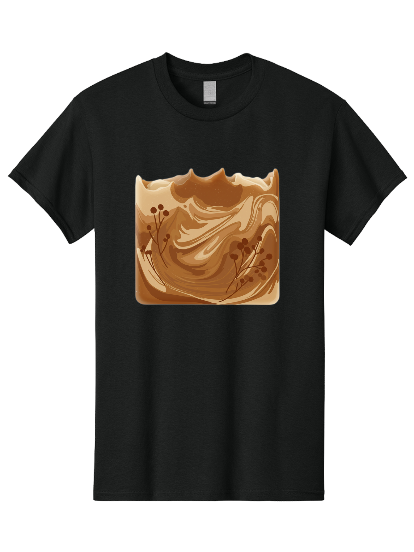 Brown-Swirl-Soap Men'S Graphic Tee, 100% Cotton, Comfortable Casual Summer Wear, Machine Washable, Vintage Camera, Old Camera, Antique Camera, Black Camera, Classic Photography, Photography Equipment, Nostalgic Device, Film Camera, Camera Art Bae934