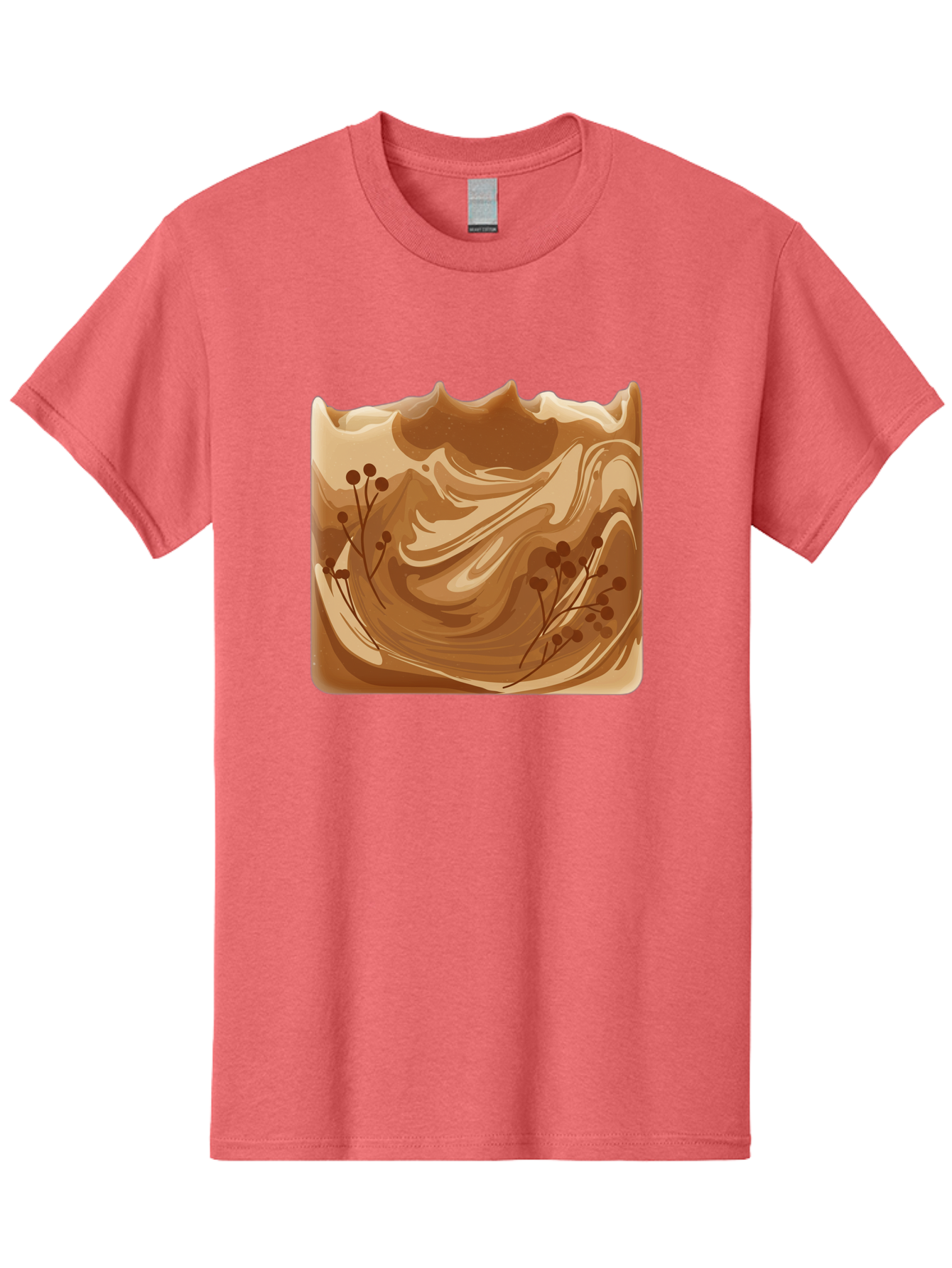 Brown-Swirl-Soap Men'S Graphic Tee, 100% Cotton, Comfortable Casual Summer Wear, Machine Washable, Vintage Camera, Old Camera, Antique Camera, Black Camera, Classic Photography, Photography Equipment, Nostalgic Device, Film Camera, Camera Art Bae934