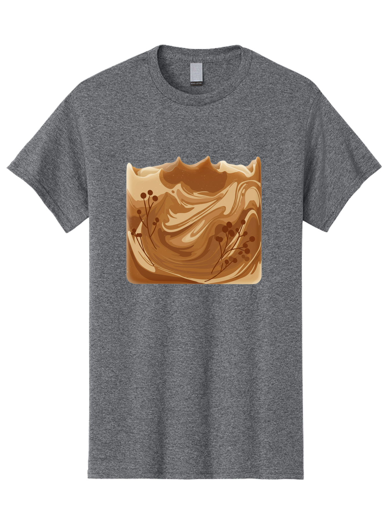 Brown-Swirl-Soap Men'S Graphic Tee, 100% Cotton, Comfortable Casual Summer Wear, Machine Washable, Vintage Camera, Old Camera, Antique Camera, Black Camera, Classic Photography, Photography Equipment, Nostalgic Device, Film Camera, Camera Art Bae934