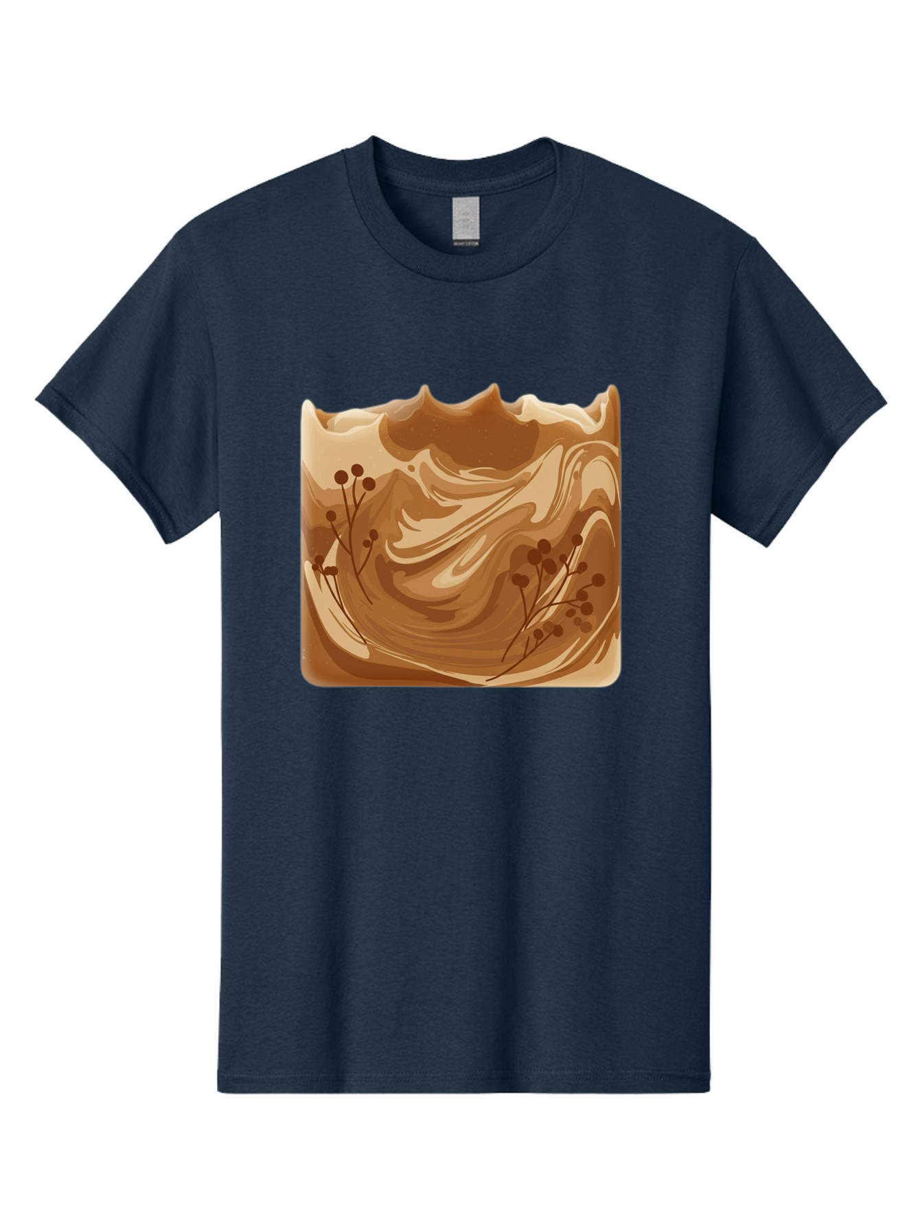 Brown-Swirl-Soap Men'S Graphic Tee, 100% Cotton, Comfortable Casual Summer Wear, Machine Washable, Vintage Camera, Old Camera, Antique Camera, Black Camera, Classic Photography, Photography Equipment, Nostalgic Device, Film Camera, Camera Art Bae934