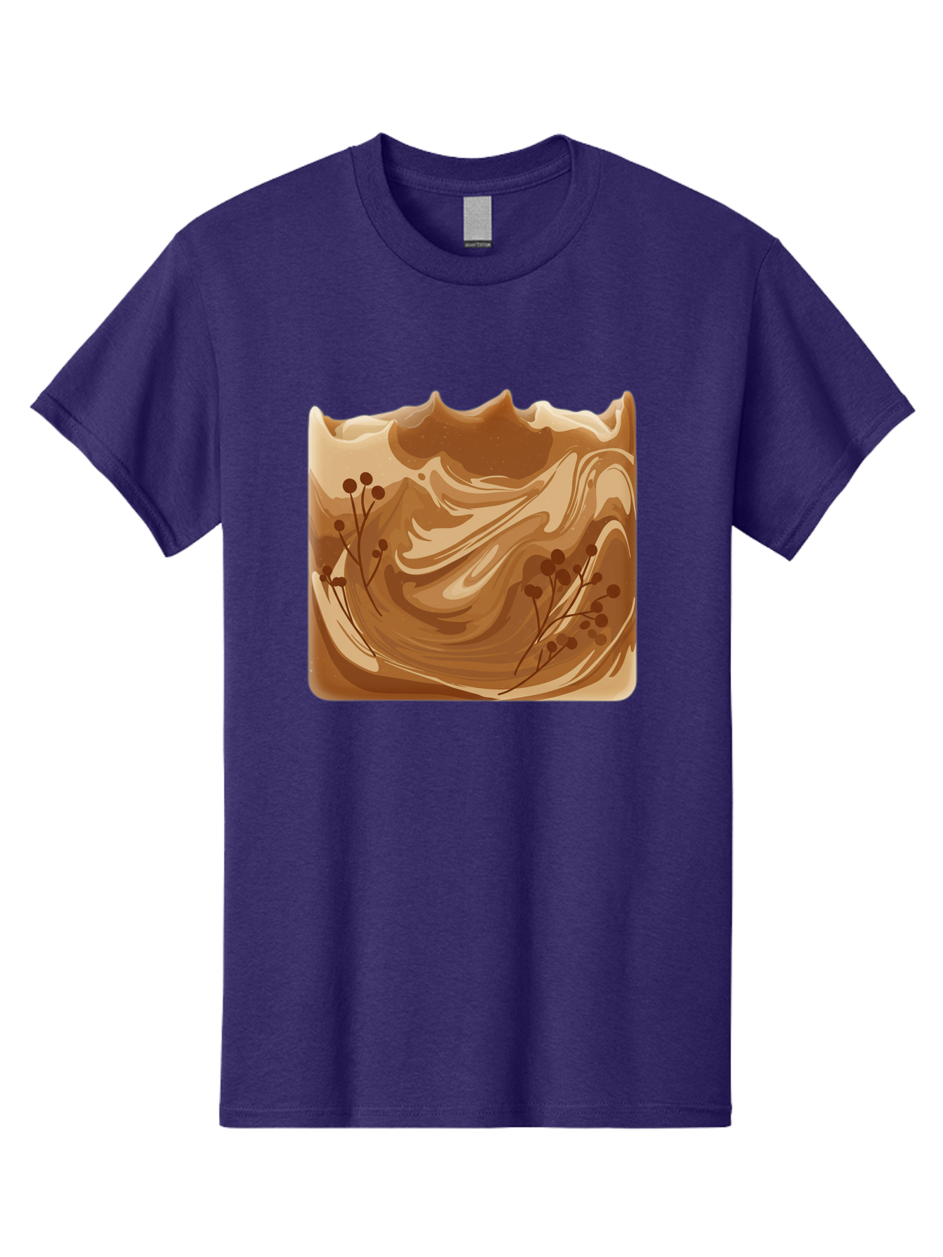 Brown-Swirl-Soap Men'S Graphic Tee, 100% Cotton, Comfortable Casual Summer Wear, Machine Washable, Vintage Camera, Old Camera, Antique Camera, Black Camera, Classic Photography, Photography Equipment, Nostalgic Device, Film Camera, Camera Art Bae934
