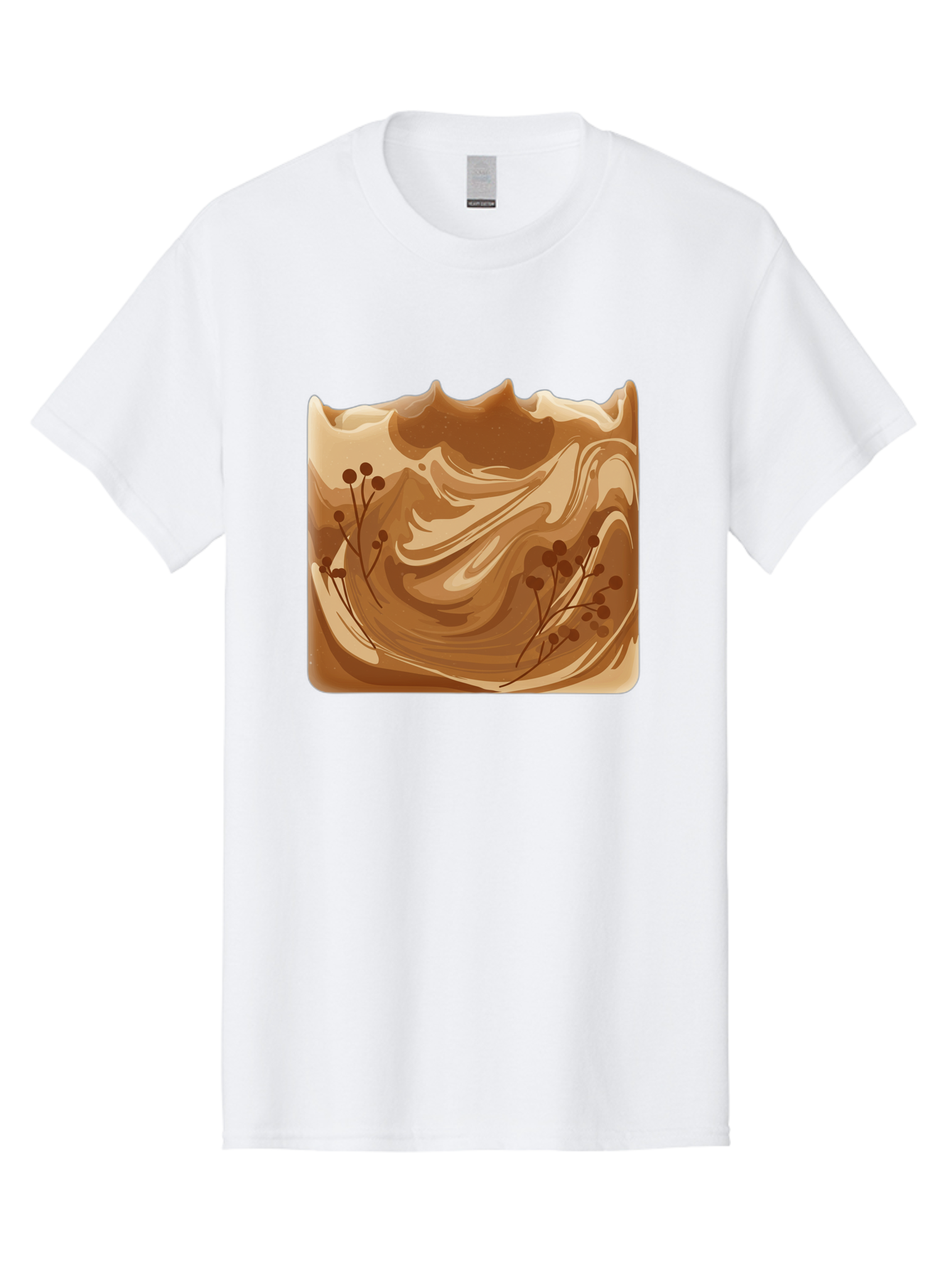 Brown-Swirl-Soap Men'S Graphic Tee, 100% Cotton, Comfortable Casual Summer Wear, Machine Washable, Vintage Camera, Old Camera, Antique Camera, Black Camera, Classic Photography, Photography Equipment, Nostalgic Device, Film Camera, Camera Art Bae934