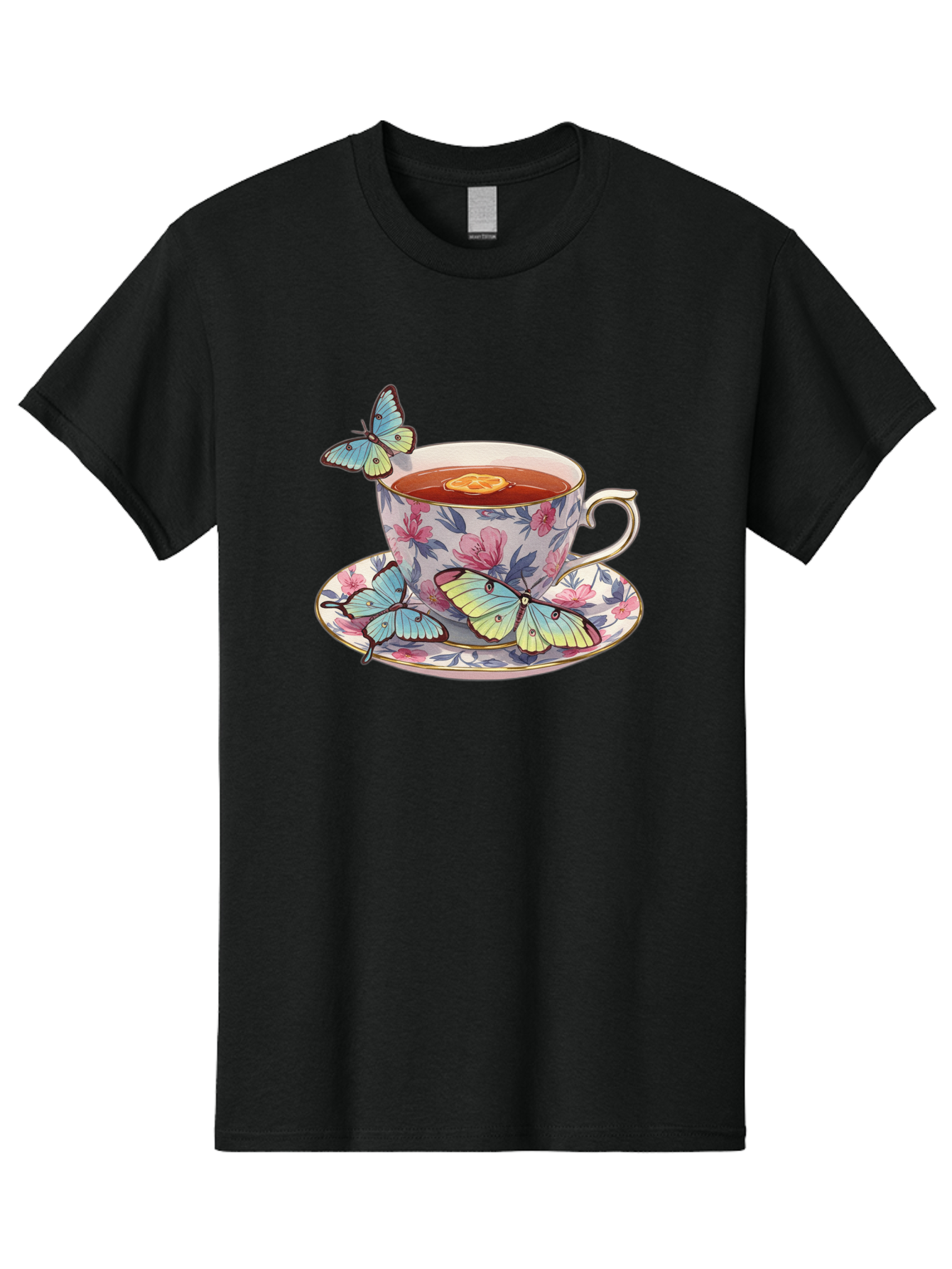 Butterfly-Tea Men'S Graphic Tee, 100% Cotton, Comfortable Casual Summer Wear, Machine Washable, Vintage Camera, Old Camera, Antique Camera, Black Camera, Classic Photography, Photography Equipment, Nostalgic Device, Film Camera, Camera Art Bae943