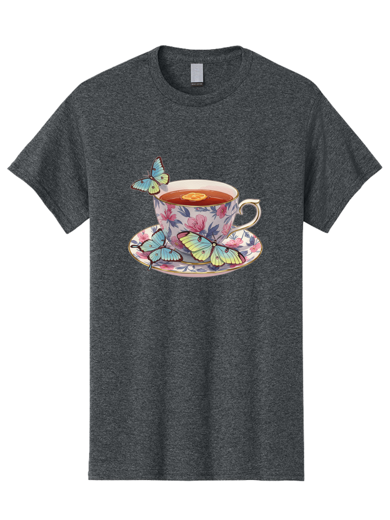 Butterfly-Tea Men'S Graphic Tee, 100% Cotton, Comfortable Casual Summer Wear, Machine Washable, Vintage Camera, Old Camera, Antique Camera, Black Camera, Classic Photography, Photography Equipment, Nostalgic Device, Film Camera, Camera Art Bae943