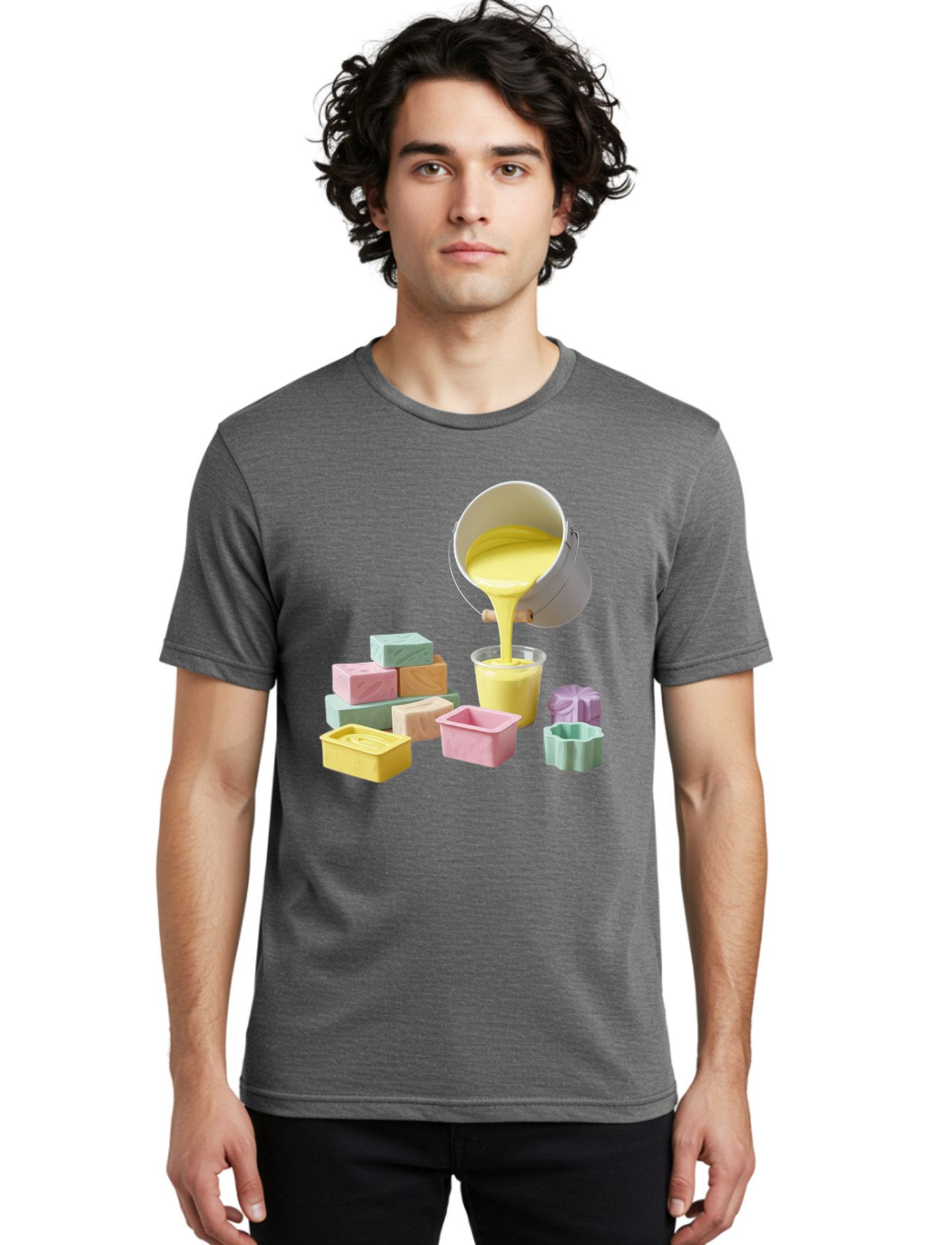 Candle-Pouring Men'S Graphic Tee, 100% Cotton, Comfortable Casual Summer Wear, Machine Washable, Vintage Camera, Old Camera, Antique Camera, Black Camera, Classic Photography, Photography Equipment, Nostalgic Device, Film Camera, Camera Art Bae945