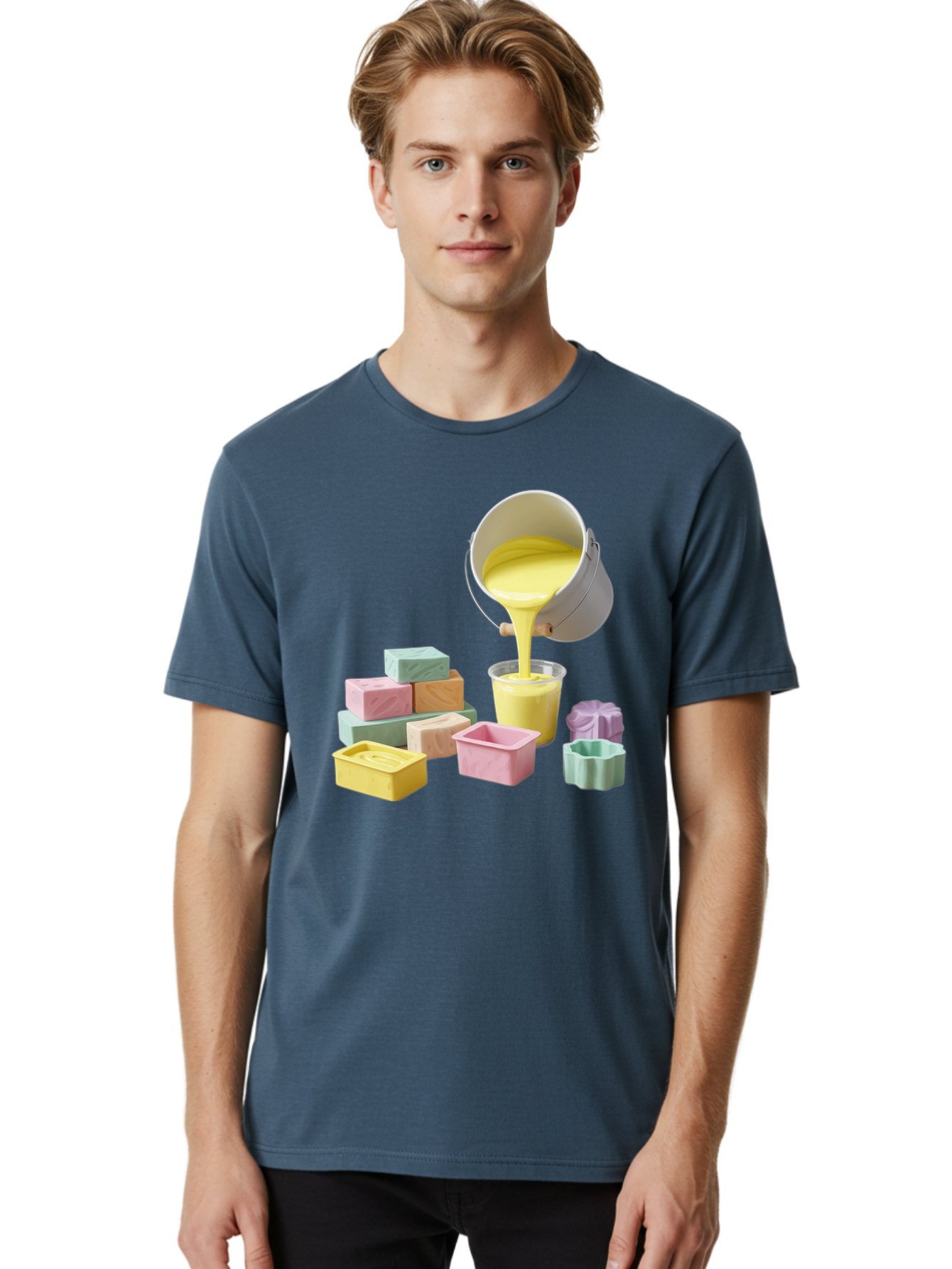 Candle-Pouring Men'S Graphic Tee, 100% Cotton, Comfortable Casual Summer Wear, Machine Washable, Vintage Camera, Old Camera, Antique Camera, Black Camera, Classic Photography, Photography Equipment, Nostalgic Device, Film Camera, Camera Art Bae945
