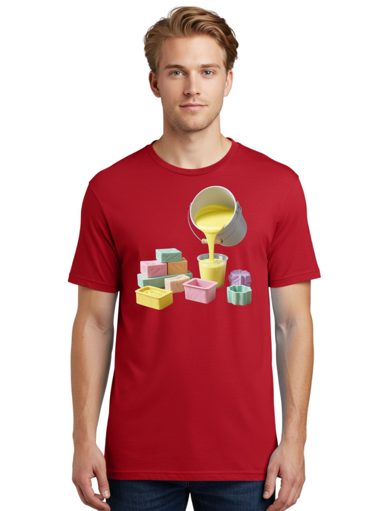 Candle-Pouring Men'S Graphic Tee, 100% Cotton, Comfortable Casual Summer Wear, Machine Washable, Vintage Camera, Old Camera, Antique Camera, Black Camera, Classic Photography, Photography Equipment, Nostalgic Device, Film Camera, Camera Art Bae945