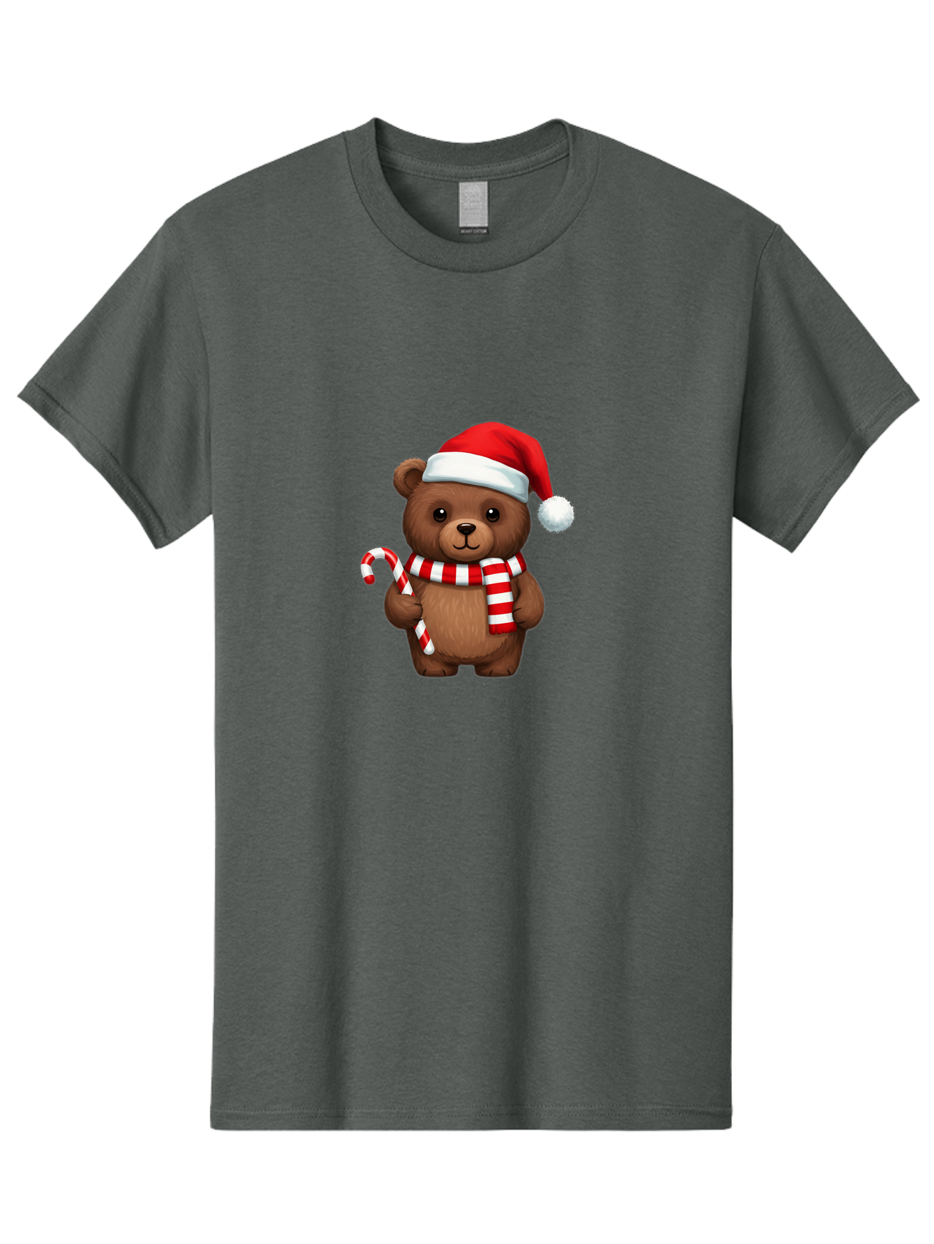 Candy-Cane-Bear Men'S Graphic Tee, 100% Cotton, Comfortable Casual Summer Wear, Machine Washable, Vintage Camera, Old Camera, Antique Camera, Black Camera, Classic Photography, Photography Equipment, Nostalgic Device, Film Camera, Camera Art Bae946