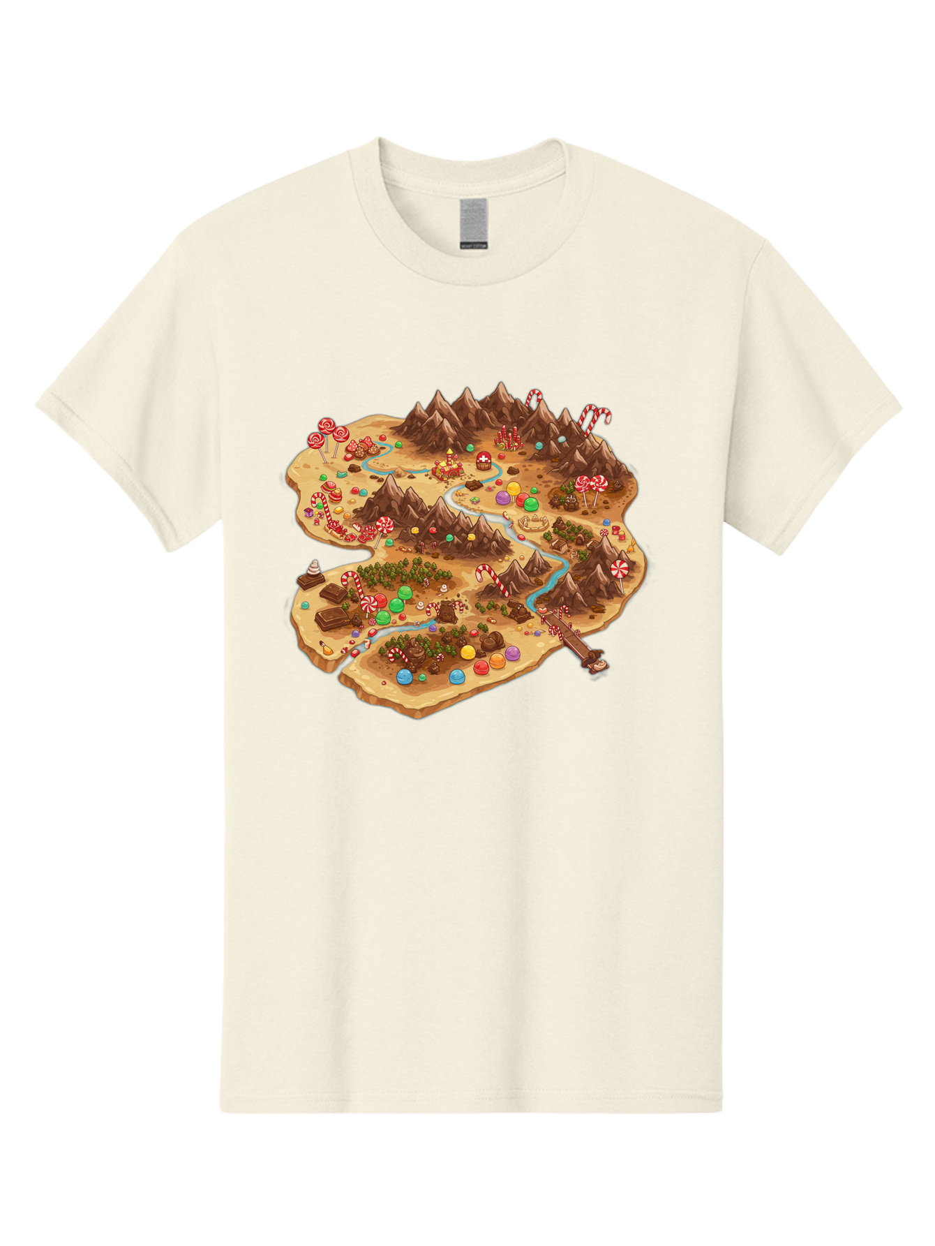 Candyland-Map Men'S Graphic Tee, 100% Cotton, Comfortable Casual Summer Wear, Machine Washable, Vintage Camera, Old Camera, Antique Camera, Black Camera, Classic Photography, Photography Equipment, Nostalgic Device, Film Camera, Camera Art Bae948