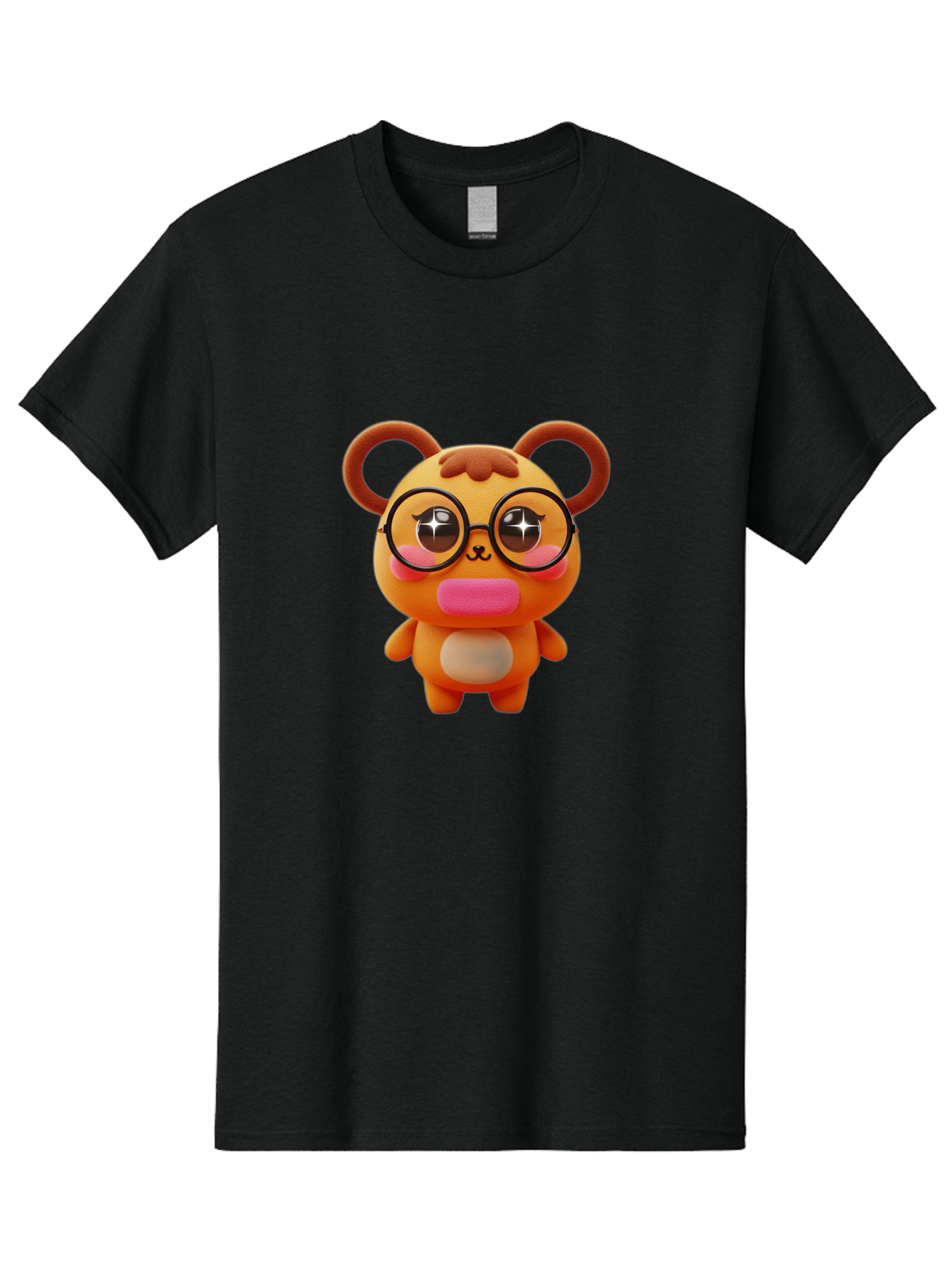 Cartoon-Bear Men'S Graphic Tee, 100% Cotton, Comfortable Casual Summer Wear, Machine Washable, Vintage Camera, Old Camera, Antique Camera, Black Camera, Classic Photography, Photography Equipment, Nostalgic Device, Film Camera, Camera Art Bae949