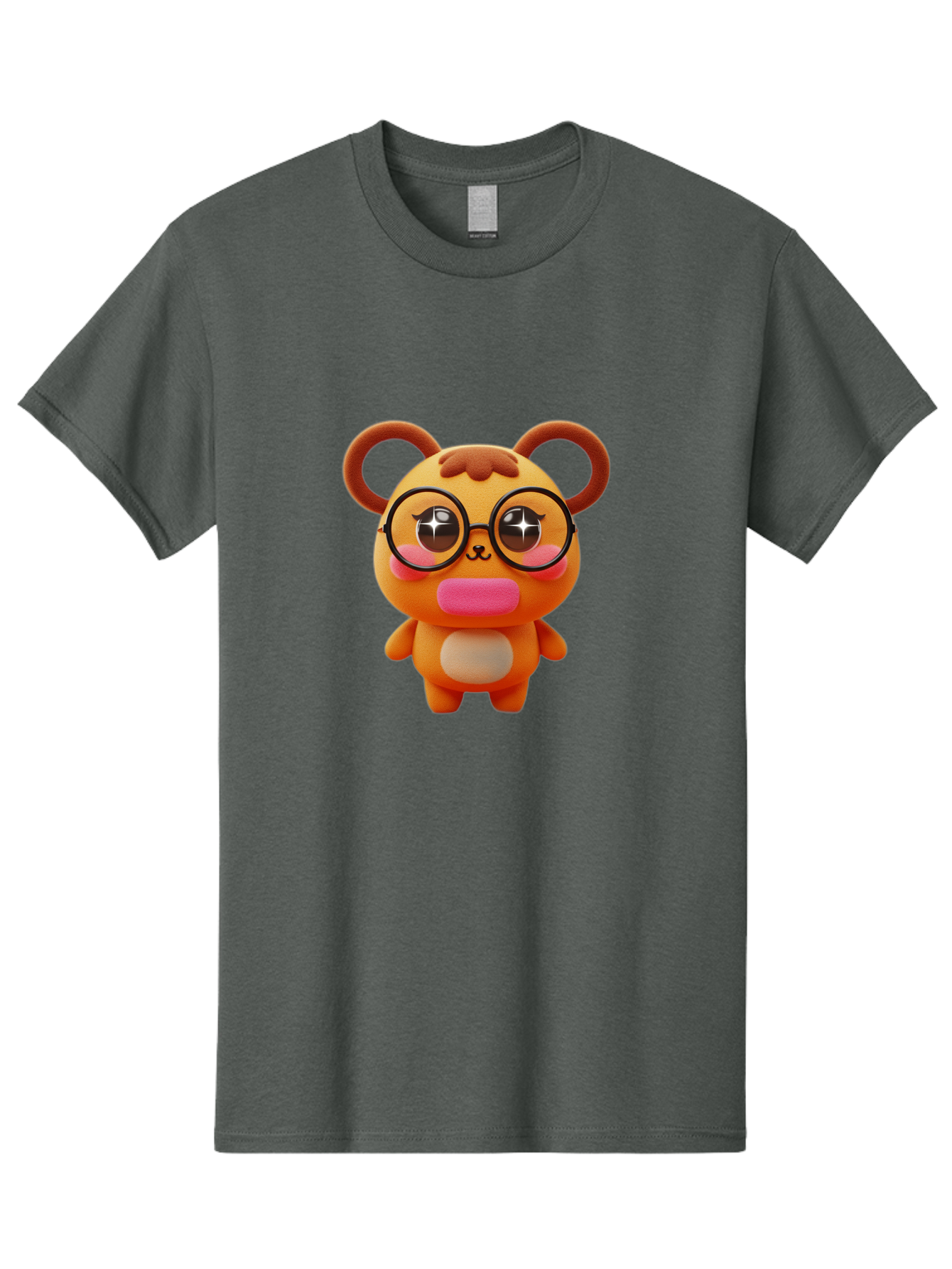 Cartoon-Bear Men'S Graphic Tee, 100% Cotton, Comfortable Casual Summer Wear, Machine Washable, Vintage Camera, Old Camera, Antique Camera, Black Camera, Classic Photography, Photography Equipment, Nostalgic Device, Film Camera, Camera Art Bae949
