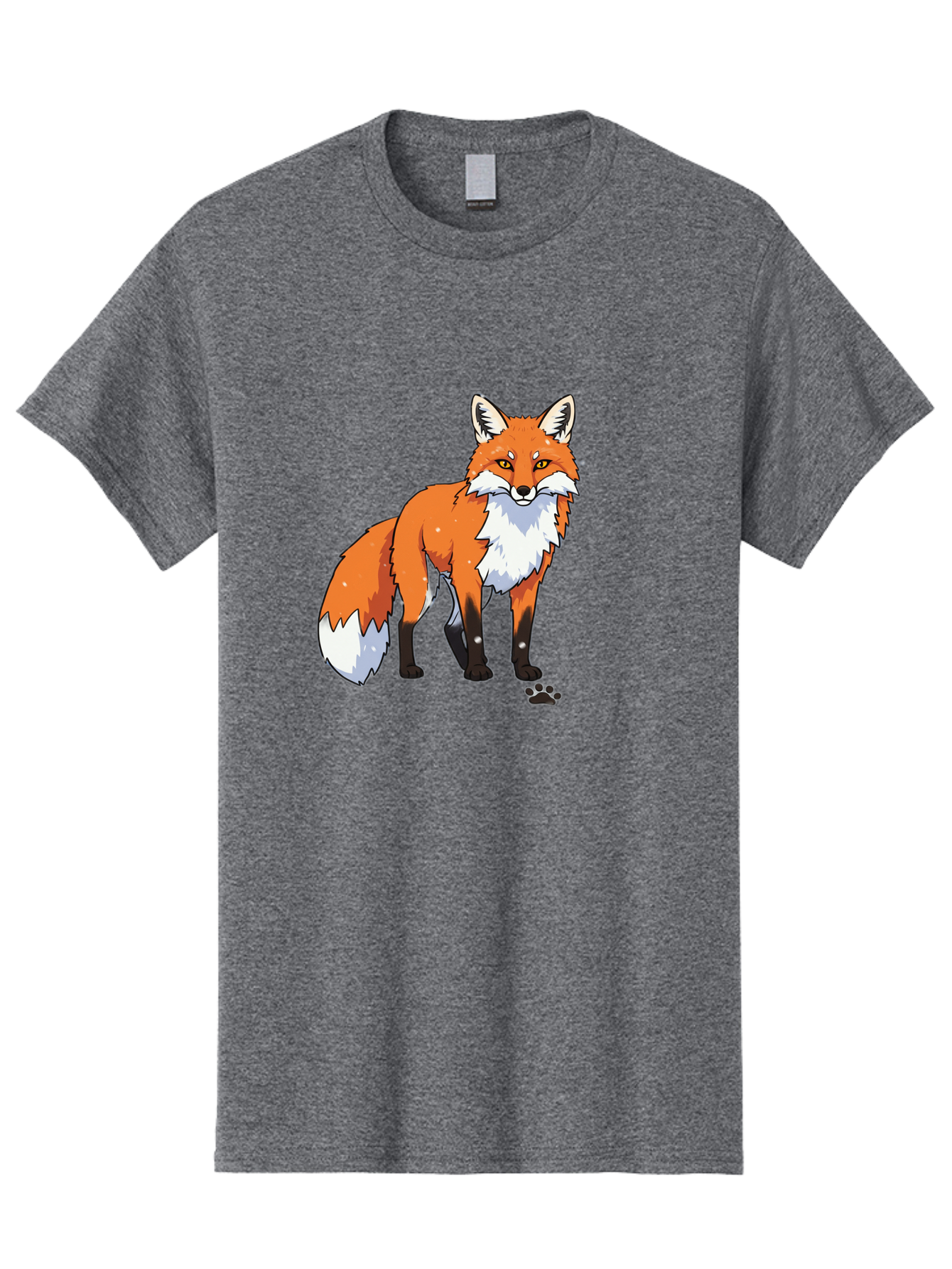 Cartoon-Fox-1 Men'S Graphic Tee, 100% Cotton, Comfortable Casual Summer Wear, Machine Washable, Vintage Camera, Old Camera, Antique Camera, Black Camera, Classic Photography, Photography Equipment, Nostalgic Device, Film Camera, Camera Art Bae950