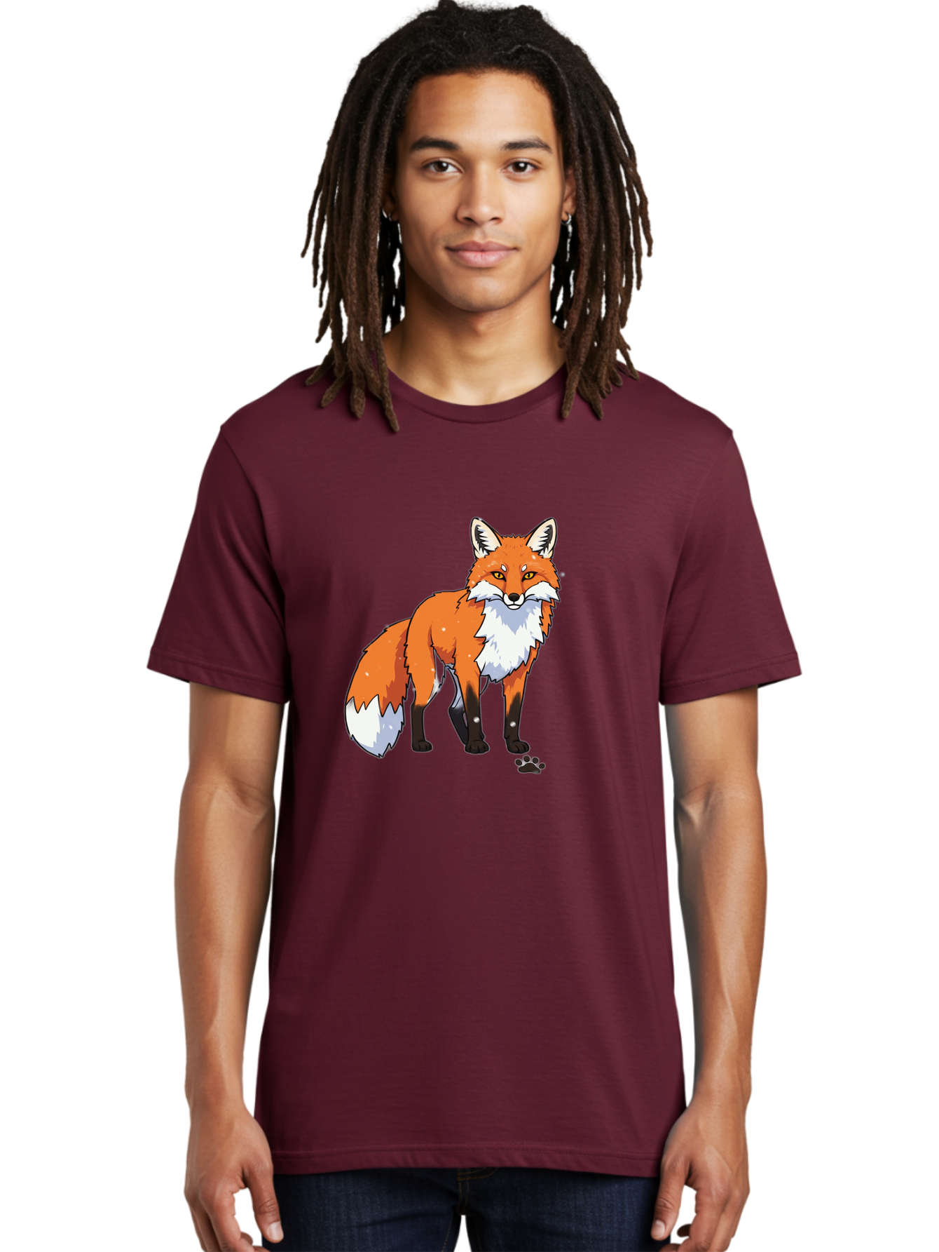 Cartoon-Fox-1 Men'S Graphic Tee, 100% Cotton, Comfortable Casual Summer Wear, Machine Washable, Vintage Camera, Old Camera, Antique Camera, Black Camera, Classic Photography, Photography Equipment, Nostalgic Device, Film Camera, Camera Art Bae950