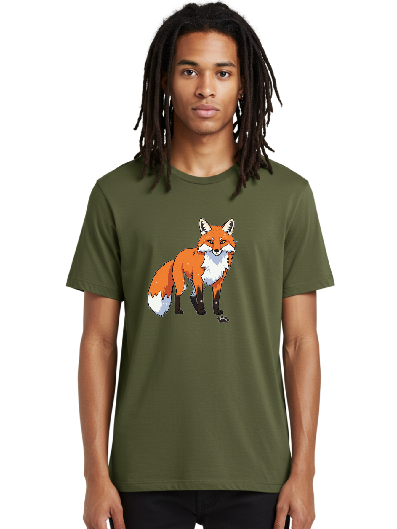 Cartoon-Fox-1 Men'S Graphic Tee, 100% Cotton, Comfortable Casual Summer Wear, Machine Washable, Vintage Camera, Old Camera, Antique Camera, Black Camera, Classic Photography, Photography Equipment, Nostalgic Device, Film Camera, Camera Art Bae950