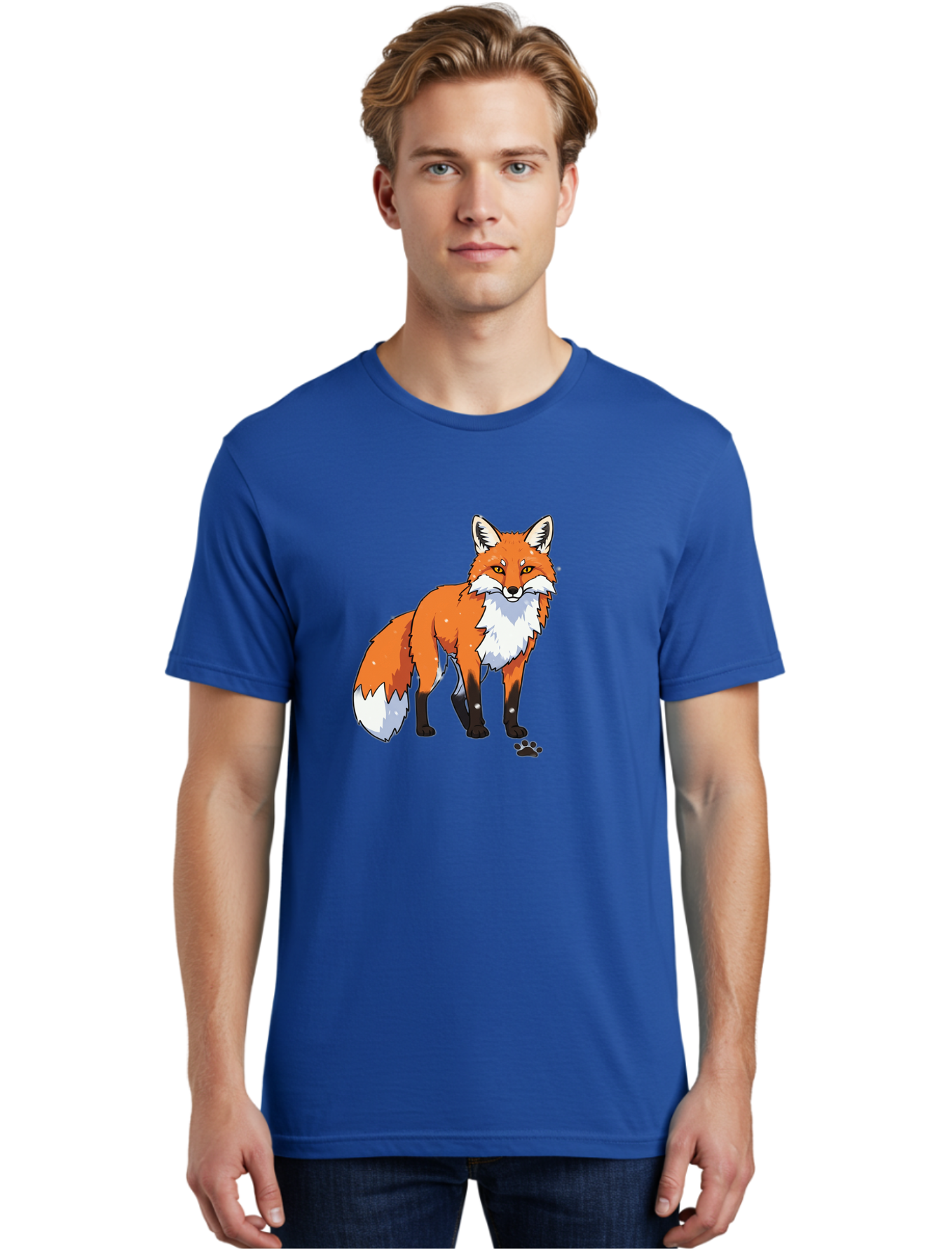 Cartoon-Fox-1 Men'S Graphic Tee, 100% Cotton, Comfortable Casual Summer Wear, Machine Washable, Vintage Camera, Old Camera, Antique Camera, Black Camera, Classic Photography, Photography Equipment, Nostalgic Device, Film Camera, Camera Art Bae950
