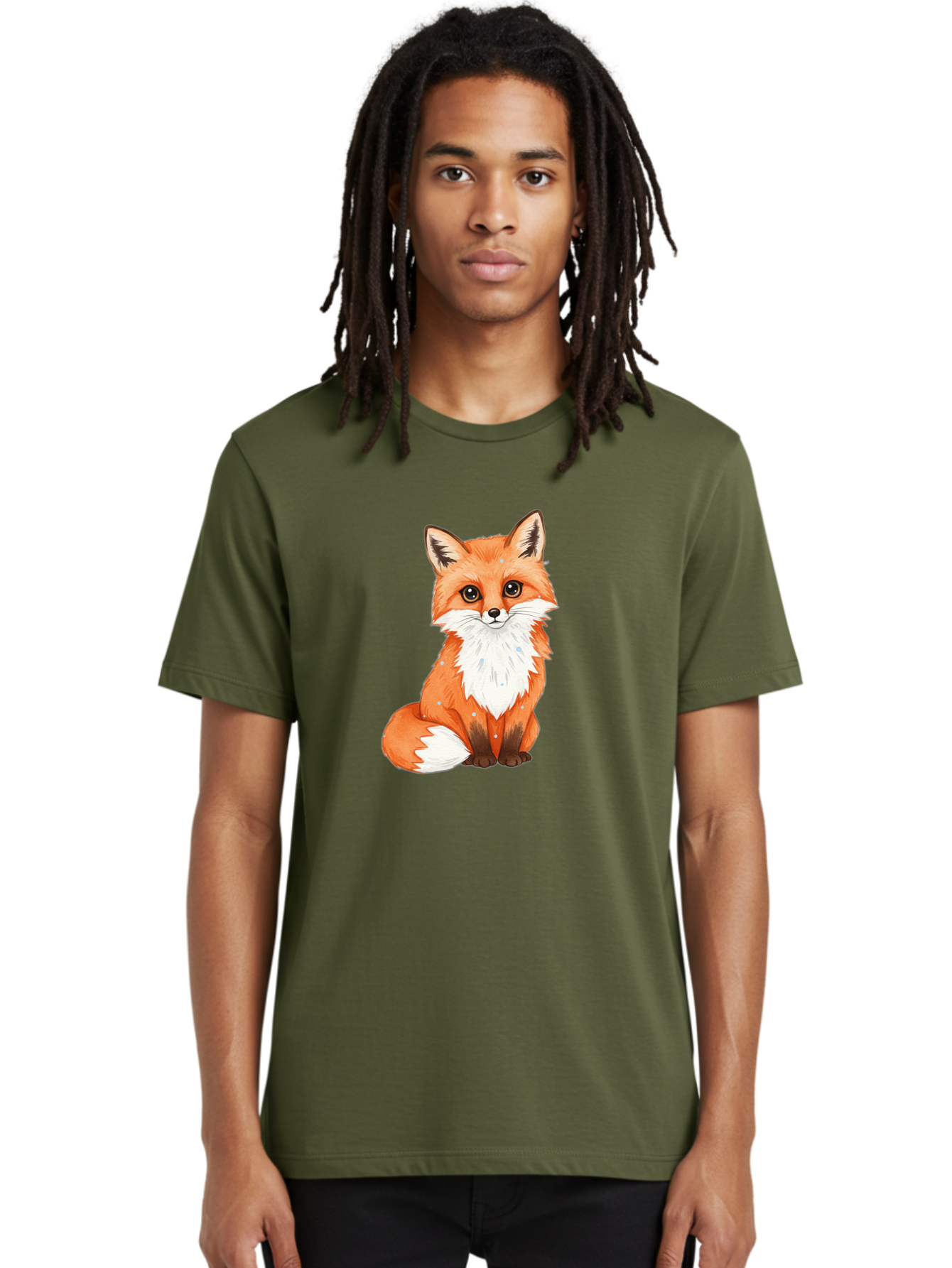 Cartoon-Fox-2 Men'S Graphic Tee, 100% Cotton, Comfortable Casual Summer Wear, Machine Washable, Vintage Camera, Old Camera, Antique Camera, Black Camera, Classic Photography, Photography Equipment, Nostalgic Device, Film Camera, Camera Art Bae951