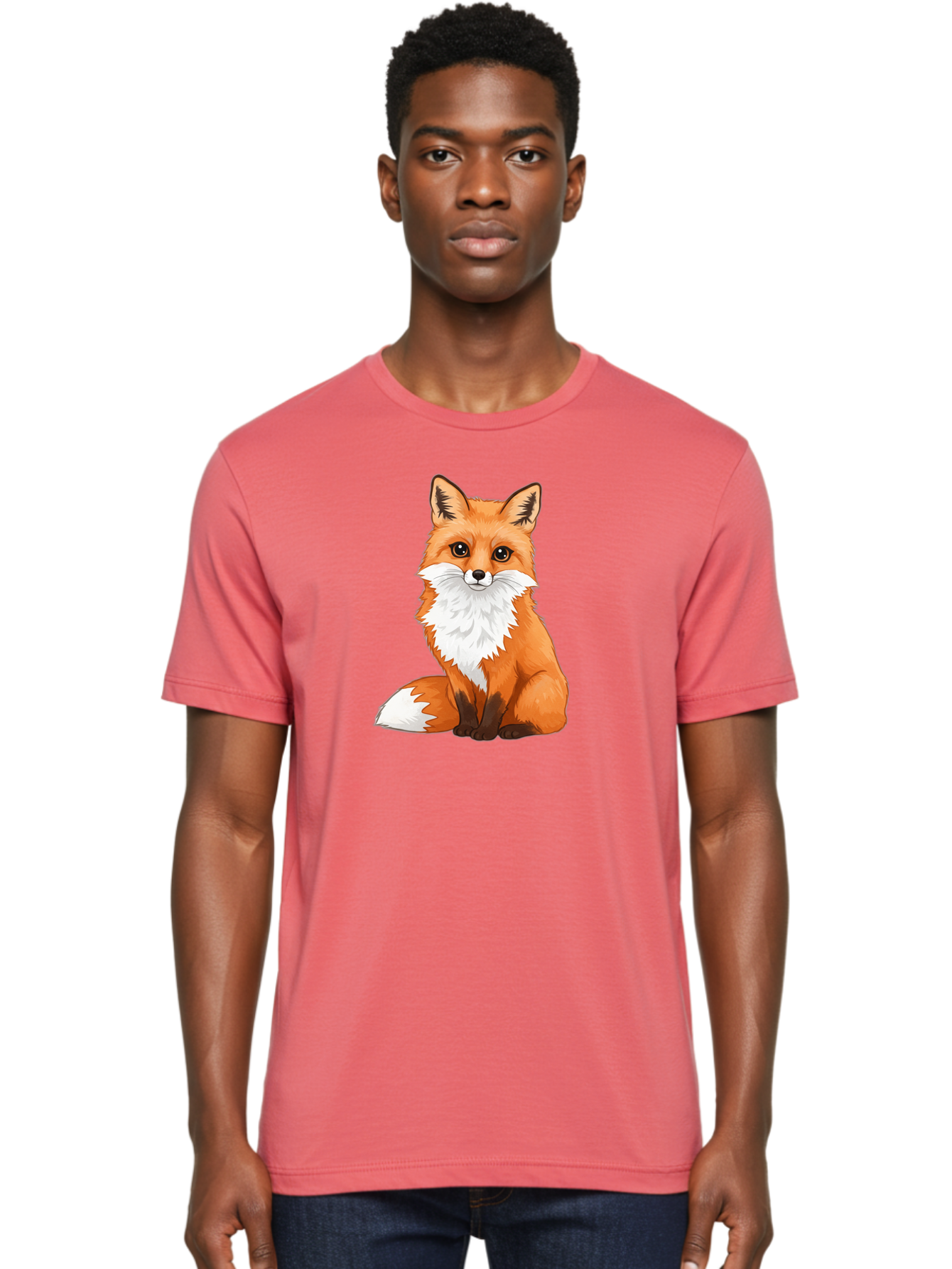 Cartoon-Fox-4 Men'S Graphic Tee, 100% Cotton, Comfortable Casual Summer Wear, Machine Washable, Vintage Camera, Old Camera, Antique Camera, Black Camera, Classic Photography, Photography Equipment, Nostalgic Device, Film Camera, Camera Art Bae953