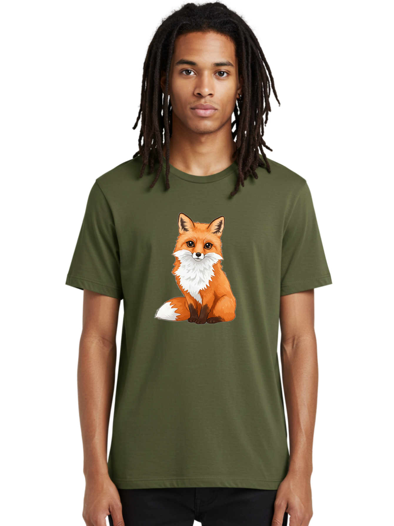 Cartoon-Fox-4 Men'S Graphic Tee, 100% Cotton, Comfortable Casual Summer Wear, Machine Washable, Vintage Camera, Old Camera, Antique Camera, Black Camera, Classic Photography, Photography Equipment, Nostalgic Device, Film Camera, Camera Art Bae953