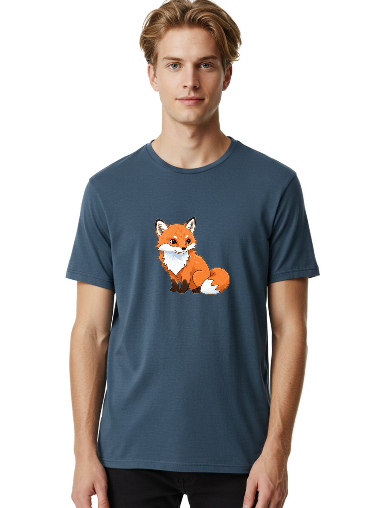Cartoon-Fox Men'S Graphic Tee, 100% Cotton, Comfortable Casual Summer Wear, Machine Washable, Vintage Camera, Old Camera, Antique Camera, Black Camera, Classic Photography, Photography Equipment, Nostalgic Device, Film Camera, Camera Art Bae954