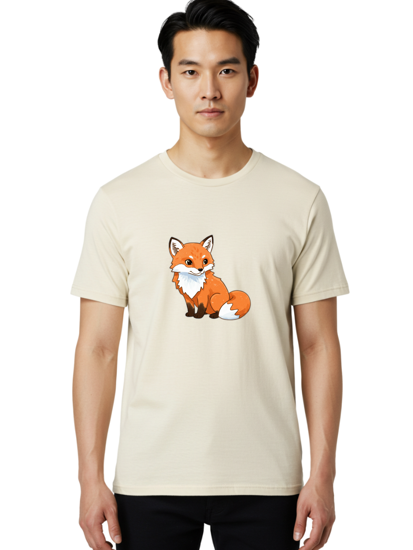 Cartoon-Fox Men'S Graphic Tee, 100% Cotton, Comfortable Casual Summer Wear, Machine Washable, Vintage Camera, Old Camera, Antique Camera, Black Camera, Classic Photography, Photography Equipment, Nostalgic Device, Film Camera, Camera Art Bae954