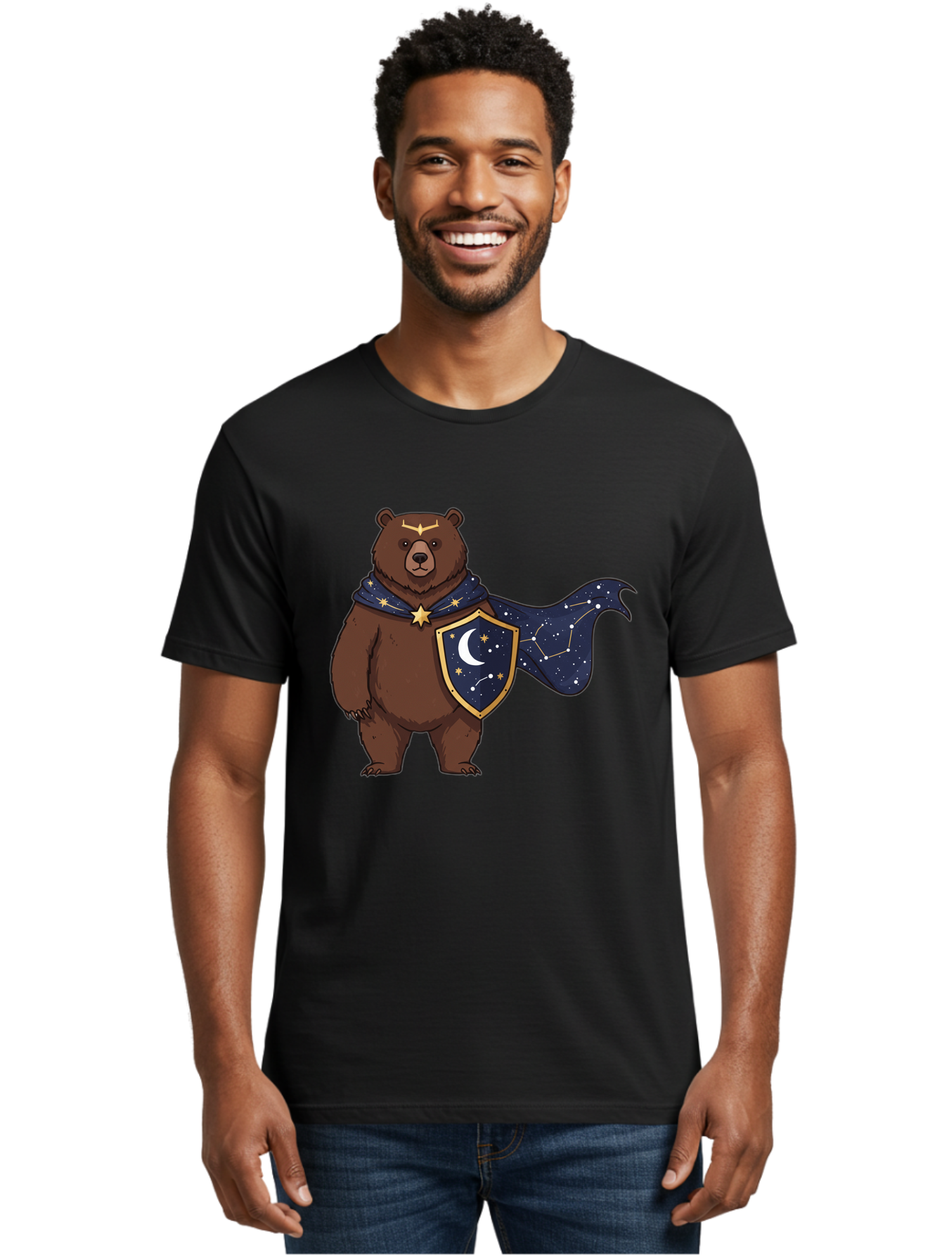 Celestial-Bear Men'S Graphic Tee, 100% Cotton, Comfortable Casual Summer Wear, Machine Washable, Vintage Camera, Old Camera, Antique Camera, Black Camera, Classic Photography, Photography Equipment, Nostalgic Device, Film Camera, Camera Art Bae955