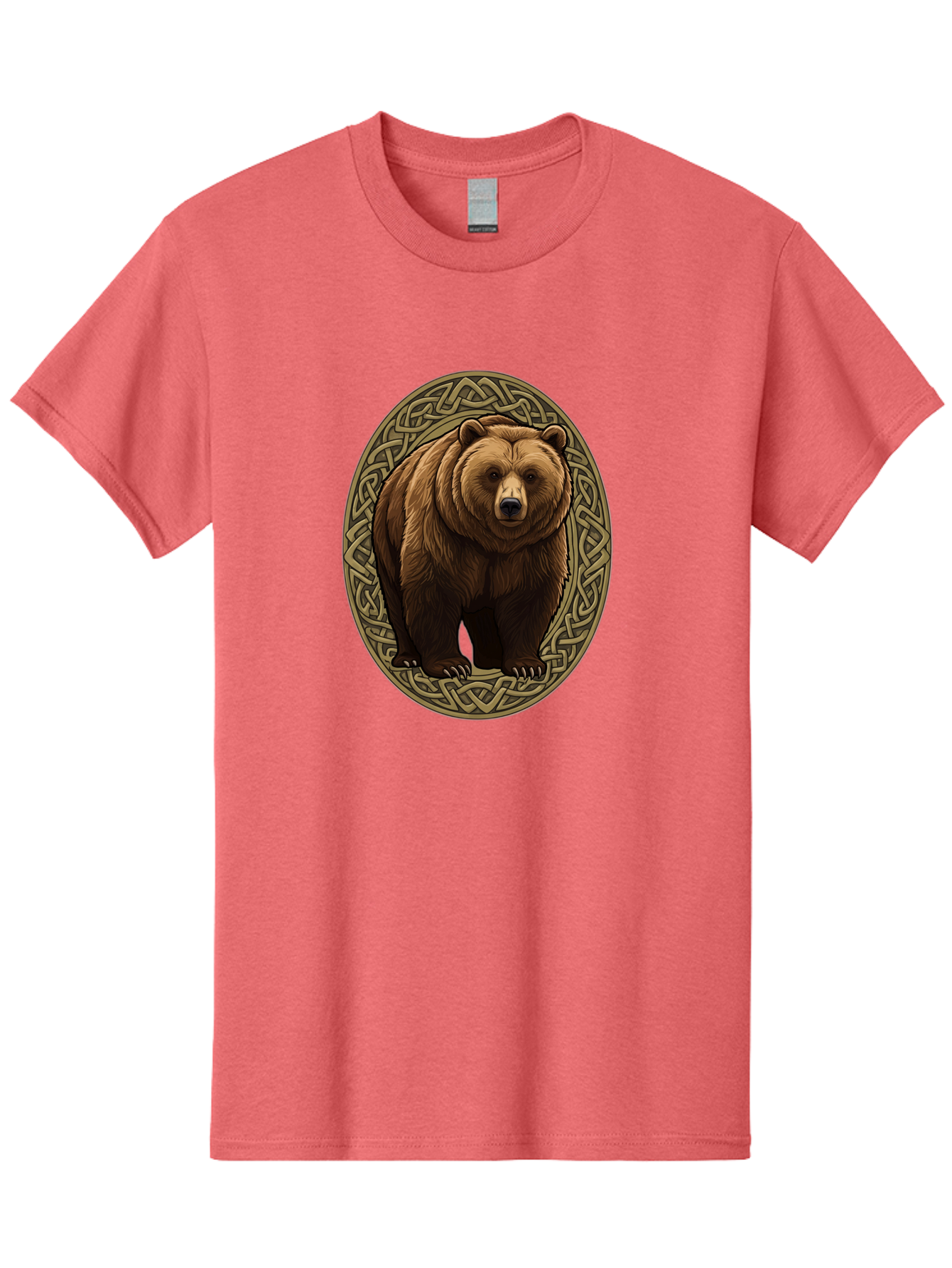 Celtic-Bear-Emblem Men'S Graphic Tee, 100% Cotton, Comfortable Casual Summer Wear, Machine Washable, Vintage Camera, Old Camera, Antique Camera, Black Camera, Classic Photography, Photography Equipment, Nostalgic Device, Film Camera, Bae956
