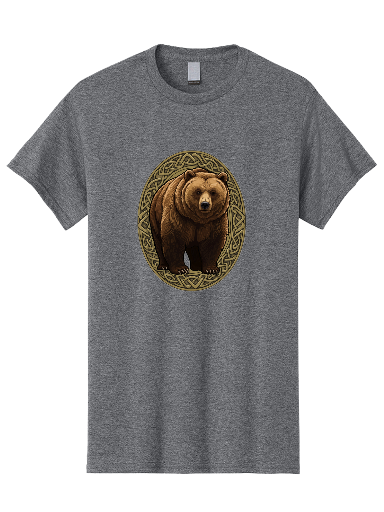 Celtic-Bear-Emblem Men'S Graphic Tee, 100% Cotton, Comfortable Casual Summer Wear, Machine Washable, Vintage Camera, Old Camera, Antique Camera, Black Camera, Classic Photography, Photography Equipment, Nostalgic Device, Film Camera, Bae956