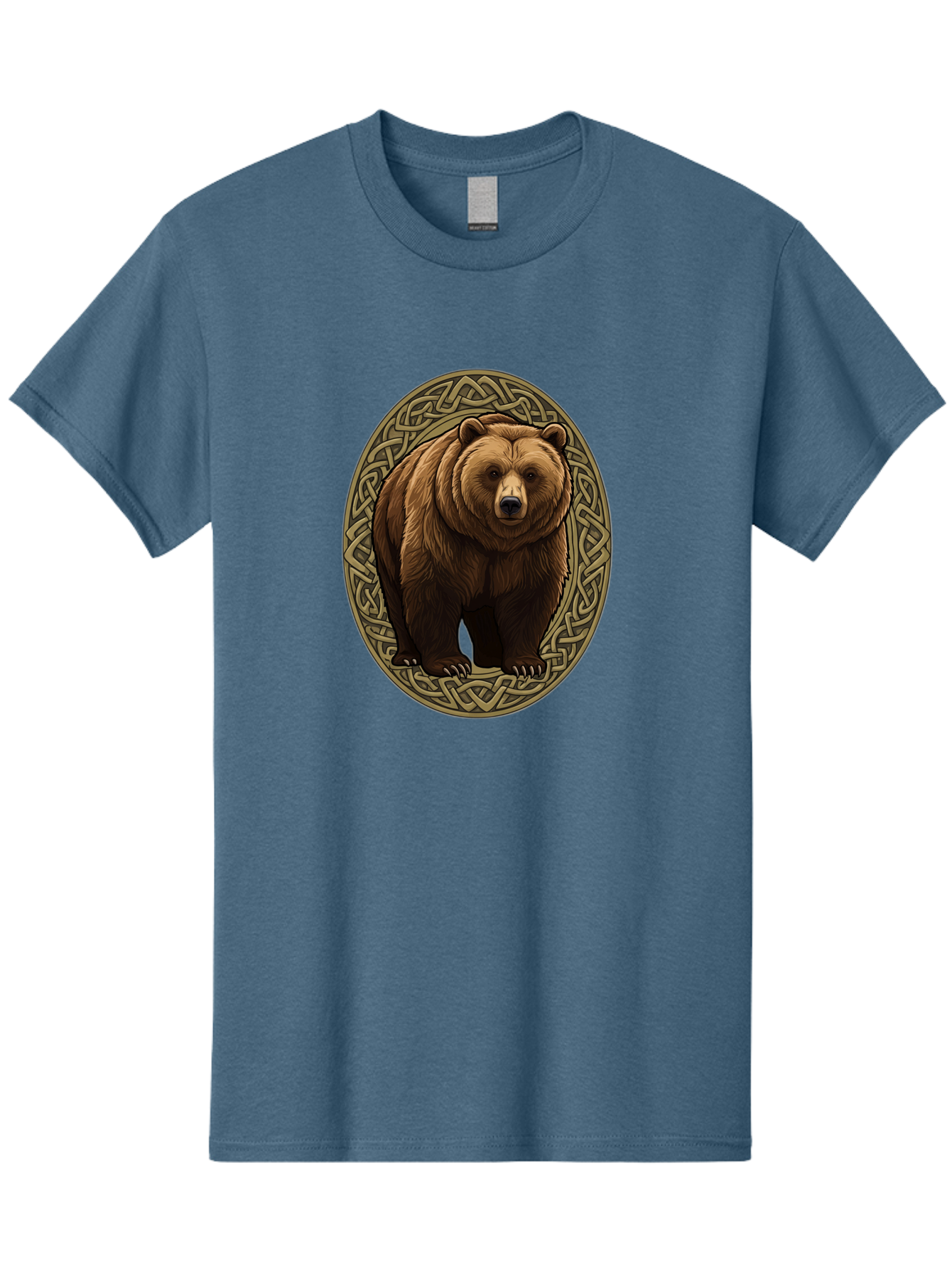Celtic-Bear-Emblem Men'S Graphic Tee, 100% Cotton, Comfortable Casual Summer Wear, Machine Washable, Vintage Camera, Old Camera, Antique Camera, Black Camera, Classic Photography, Photography Equipment, Nostalgic Device, Film Camera, Bae956