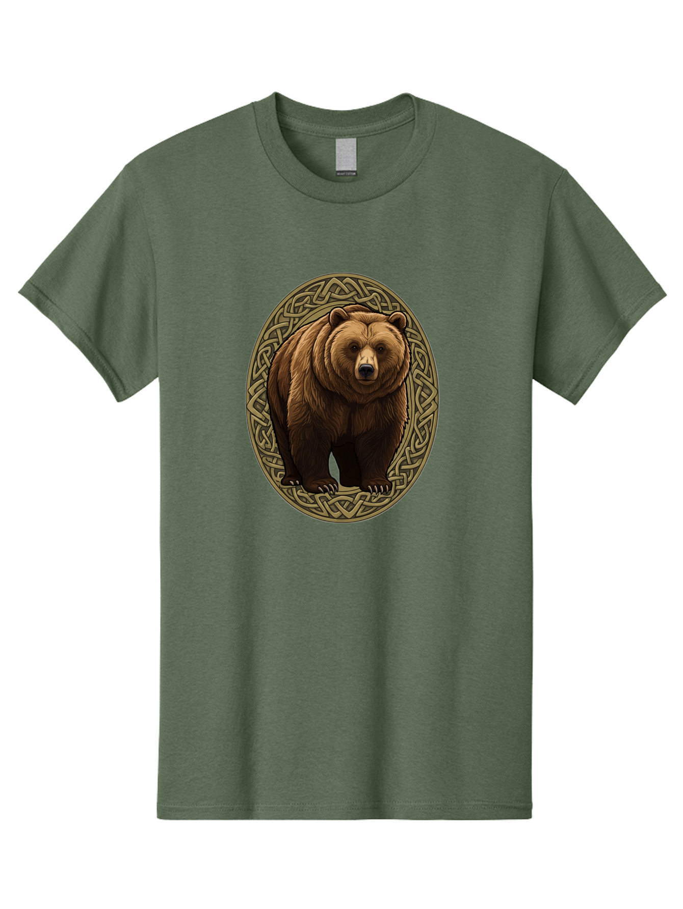 Celtic-Bear-Emblem Men'S Graphic Tee, 100% Cotton, Comfortable Casual Summer Wear, Machine Washable, Vintage Camera, Old Camera, Antique Camera, Black Camera, Classic Photography, Photography Equipment, Nostalgic Device, Film Camera, Bae956
