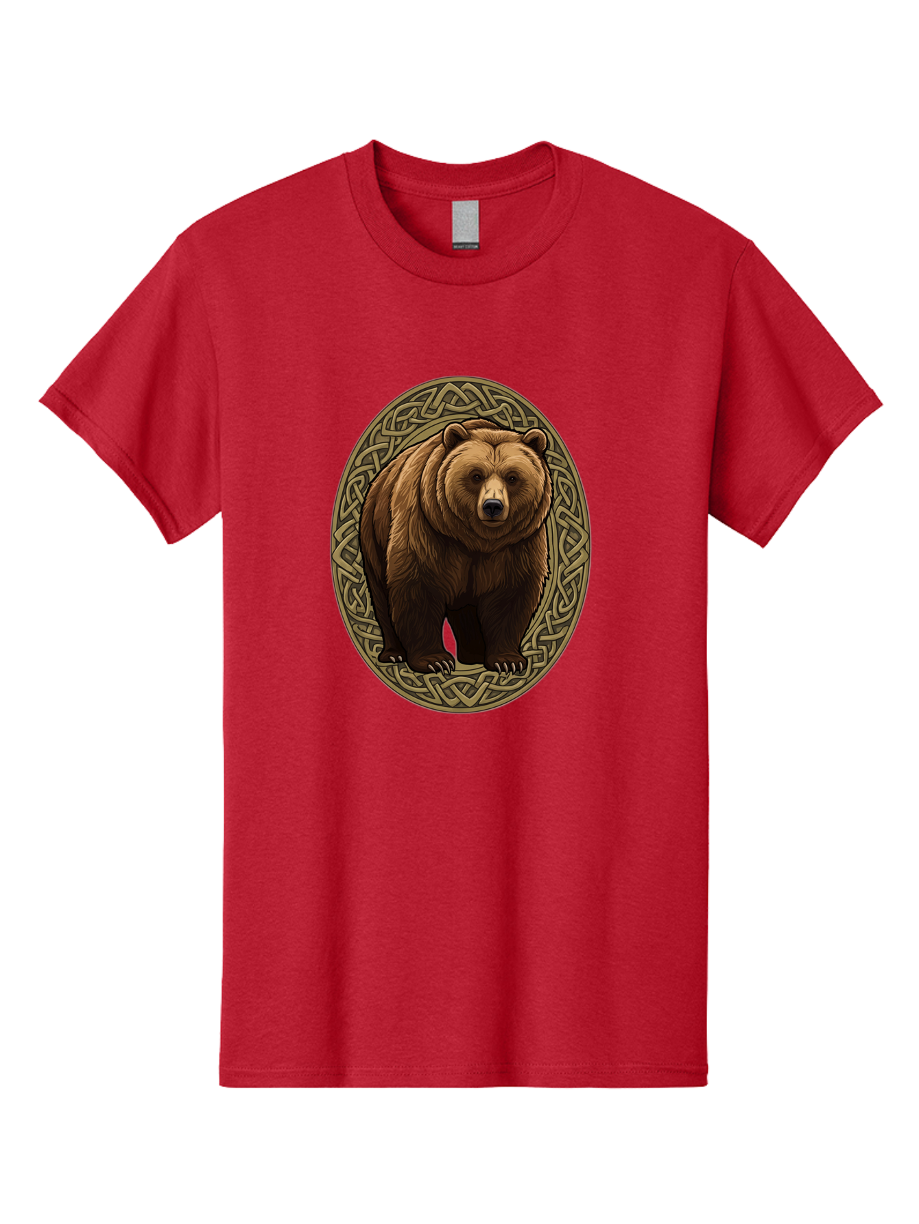 Celtic-Bear-Emblem Men'S Graphic Tee, 100% Cotton, Comfortable Casual Summer Wear, Machine Washable, Vintage Camera, Old Camera, Antique Camera, Black Camera, Classic Photography, Photography Equipment, Nostalgic Device, Film Camera, Bae956