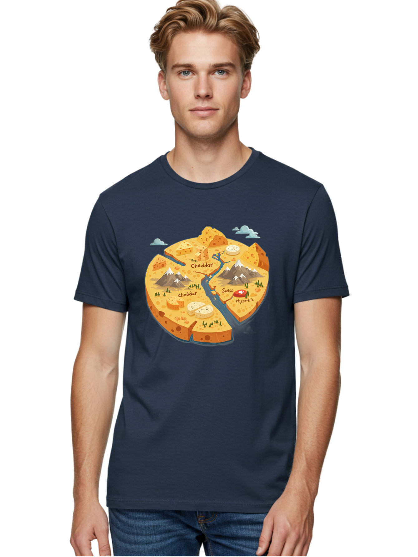 Cheese-Map Men'S Graphic Tee, 100% Cotton, Comfortable Casual Summer Wear, Machine Washable, Vintage Camera, Old Camera, Antique Camera, Black Camera, Classic Photography, Photography Equipment, Nostalgic Device, Film Camera, Camera Art Bae959
