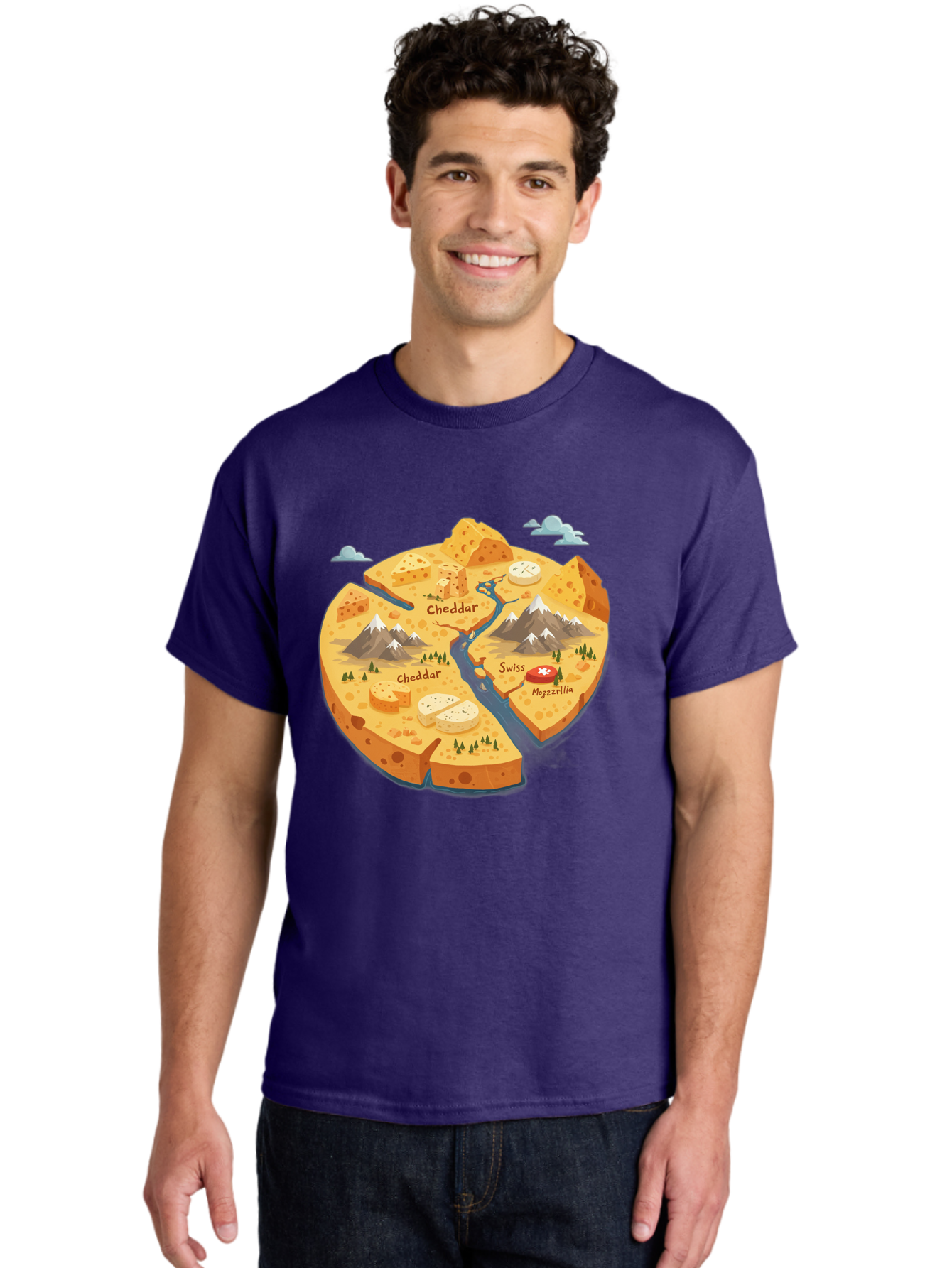 Cheese-Map Men'S Graphic Tee, 100% Cotton, Comfortable Casual Summer Wear, Machine Washable, Vintage Camera, Old Camera, Antique Camera, Black Camera, Classic Photography, Photography Equipment, Nostalgic Device, Film Camera, Camera Art Bae959