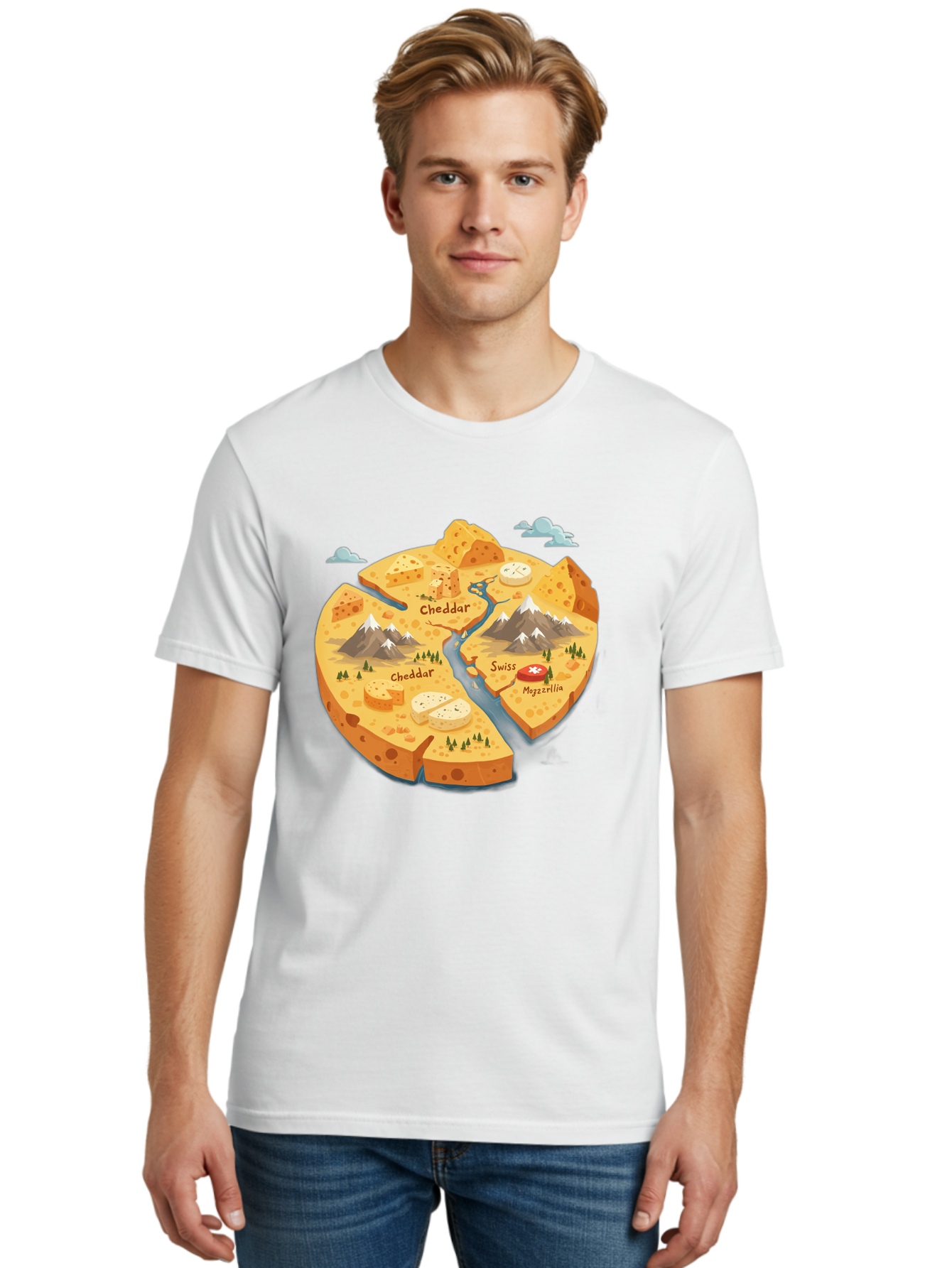 Cheese-Map Men'S Graphic Tee, 100% Cotton, Comfortable Casual Summer Wear, Machine Washable, Vintage Camera, Old Camera, Antique Camera, Black Camera, Classic Photography, Photography Equipment, Nostalgic Device, Film Camera, Camera Art Bae959