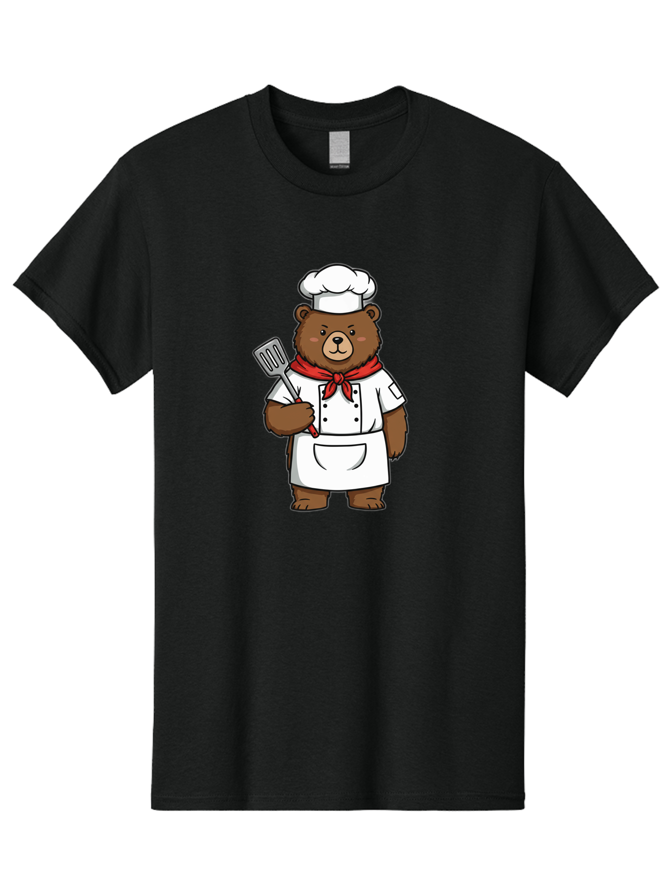 Chef-Bear-1 Men'S Graphic Tee, 100% Cotton, Comfortable Casual Summer Wear, Machine Washable, Vintage Camera, Old Camera, Antique Camera, Black Camera, Classic Photography, Photography Equipment, Nostalgic Device, Film Camera, Camera Art Bae960