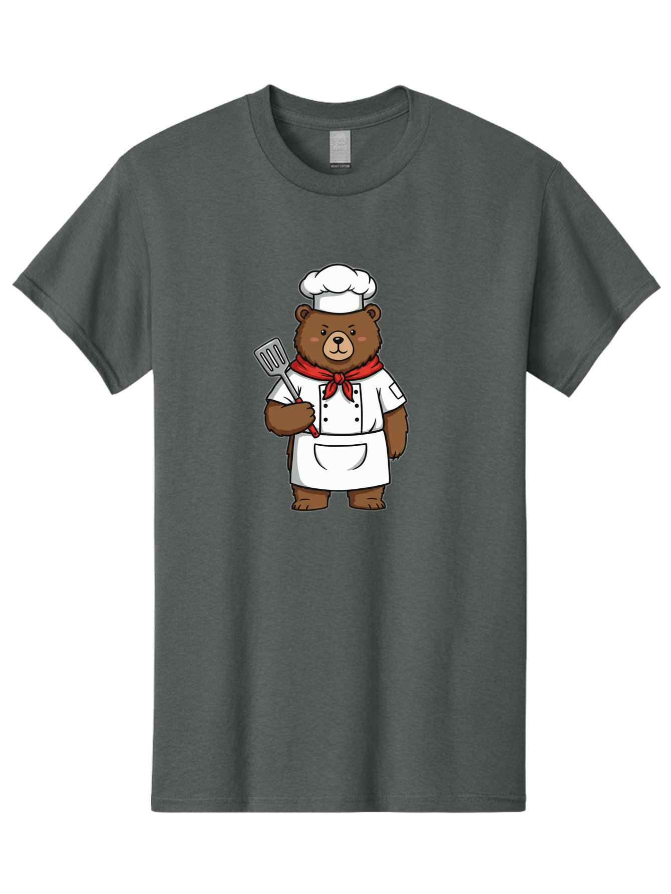 Chef-Bear-1 Men'S Graphic Tee, 100% Cotton, Comfortable Casual Summer Wear, Machine Washable, Vintage Camera, Old Camera, Antique Camera, Black Camera, Classic Photography, Photography Equipment, Nostalgic Device, Film Camera, Camera Art Bae960