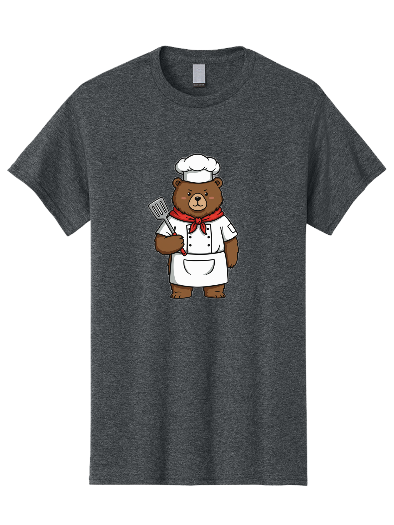 Chef-Bear-1 Men'S Graphic Tee, 100% Cotton, Comfortable Casual Summer Wear, Machine Washable, Vintage Camera, Old Camera, Antique Camera, Black Camera, Classic Photography, Photography Equipment, Nostalgic Device, Film Camera, Camera Art Bae960