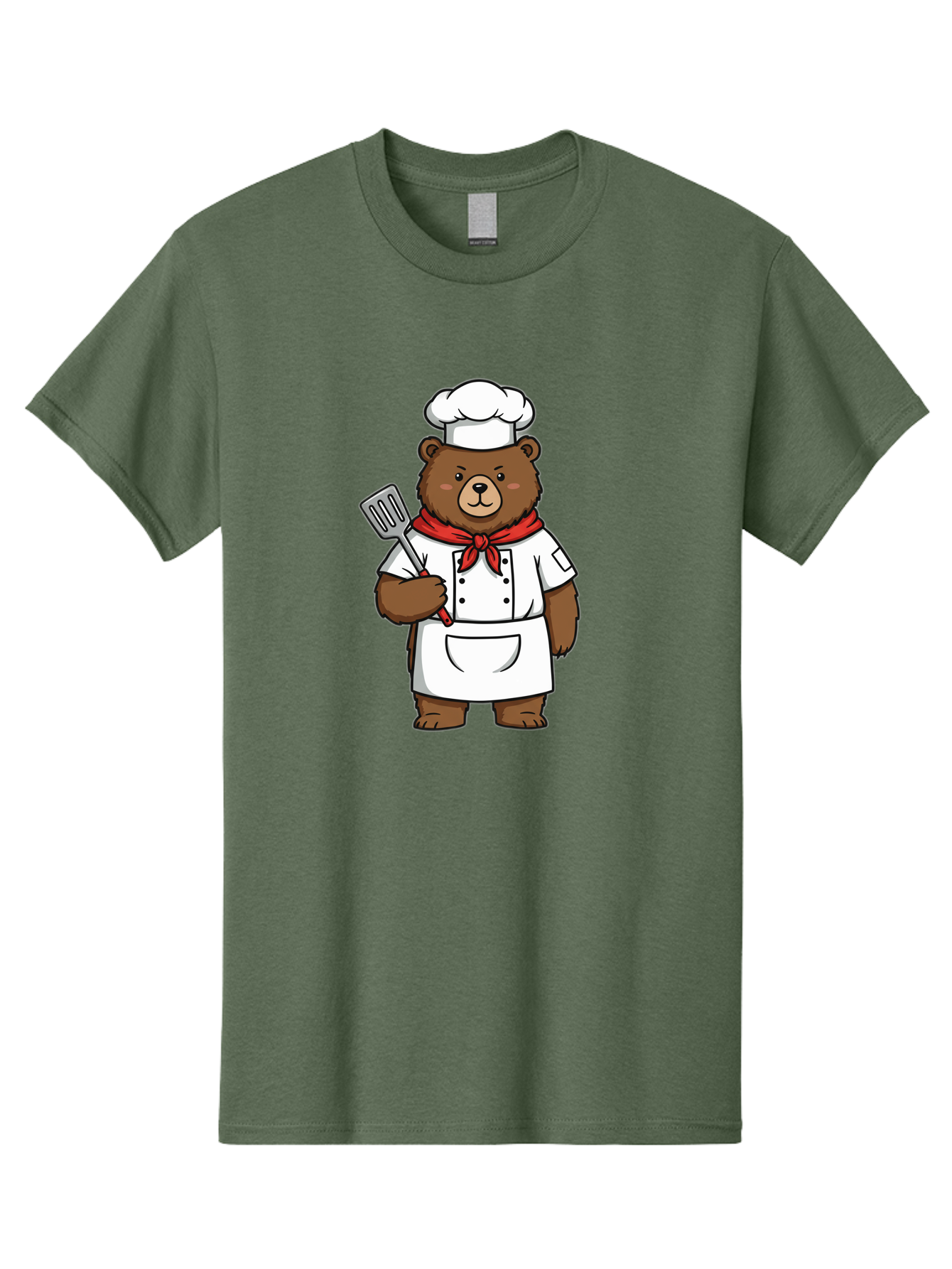 Chef-Bear-1 Men'S Graphic Tee, 100% Cotton, Comfortable Casual Summer Wear, Machine Washable, Vintage Camera, Old Camera, Antique Camera, Black Camera, Classic Photography, Photography Equipment, Nostalgic Device, Film Camera, Camera Art Bae960