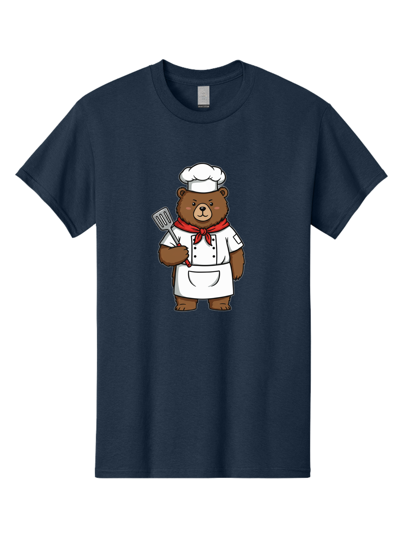 Chef-Bear-1 Men'S Graphic Tee, 100% Cotton, Comfortable Casual Summer Wear, Machine Washable, Vintage Camera, Old Camera, Antique Camera, Black Camera, Classic Photography, Photography Equipment, Nostalgic Device, Film Camera, Camera Art Bae960