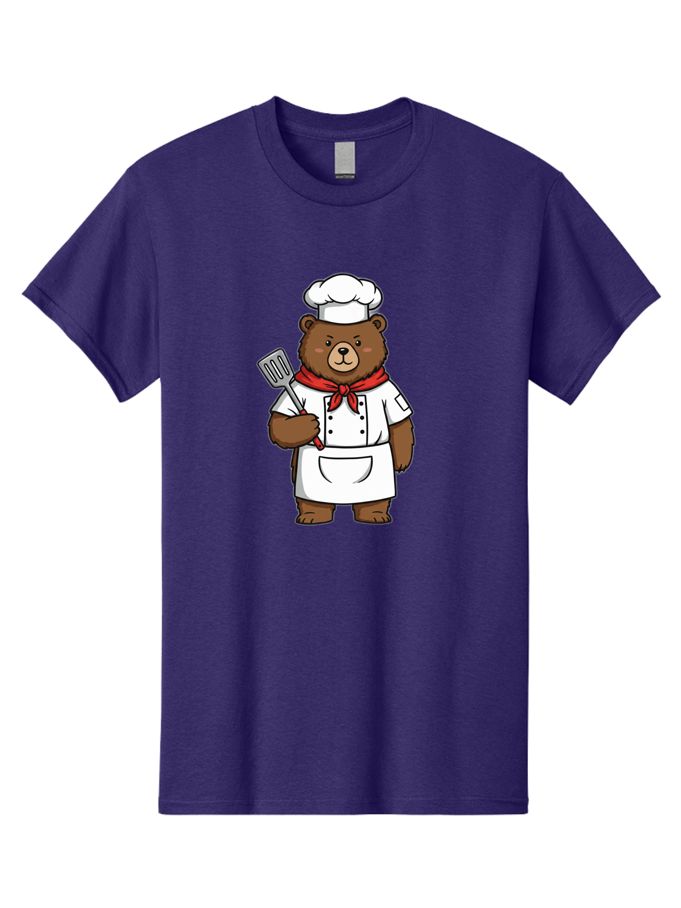 Chef-Bear-1 Men'S Graphic Tee, 100% Cotton, Comfortable Casual Summer Wear, Machine Washable, Vintage Camera, Old Camera, Antique Camera, Black Camera, Classic Photography, Photography Equipment, Nostalgic Device, Film Camera, Camera Art Bae960