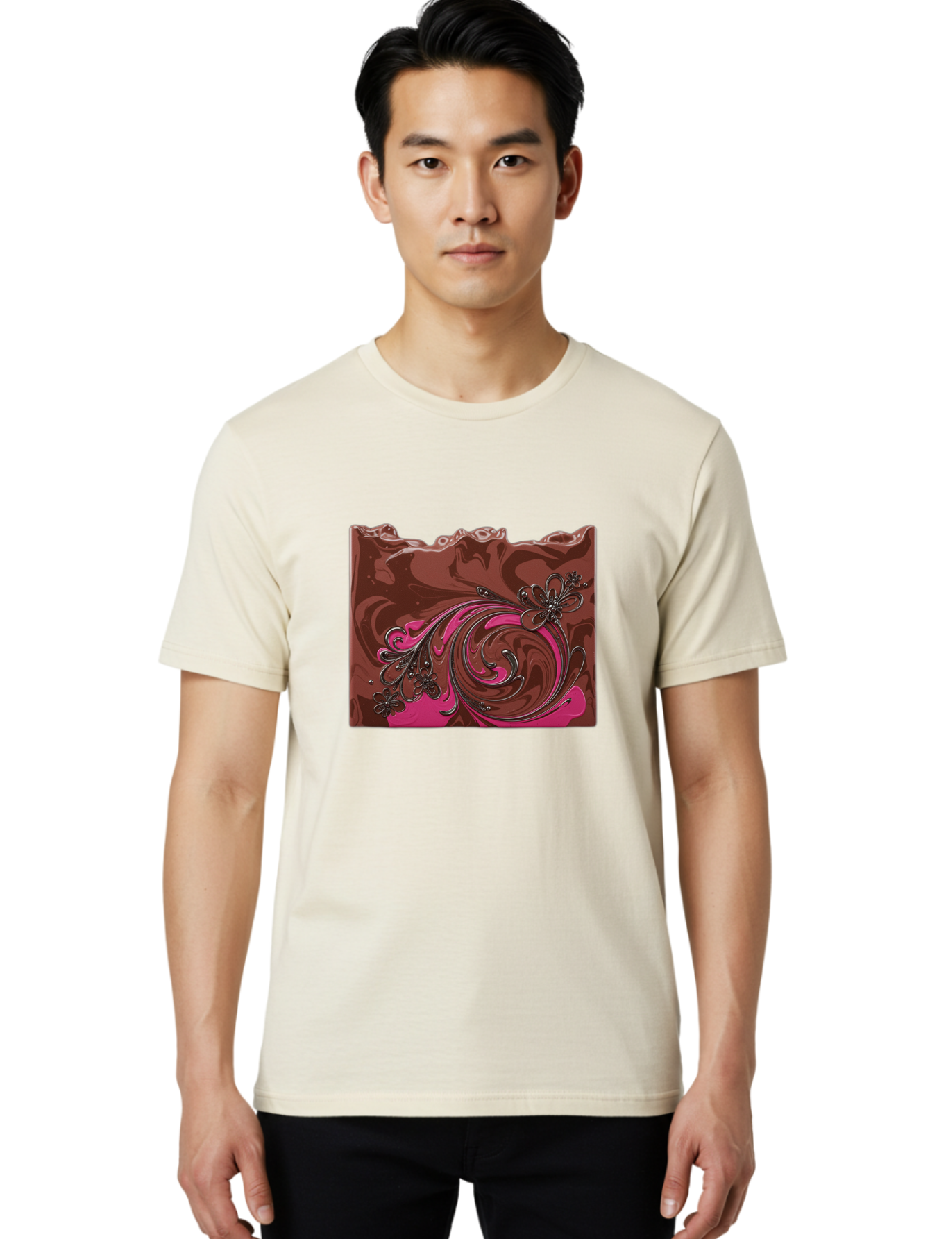 Chocolate-Bar Men'S Graphic Tee, 100% Cotton, Comfortable Casual Summer Wear, Machine Washable, Vintage Camera, Old Camera, Antique Camera, Black Camera, Classic Photography, Photography Equipment, Nostalgic Device, Film Camera, Camera Art Bae963
