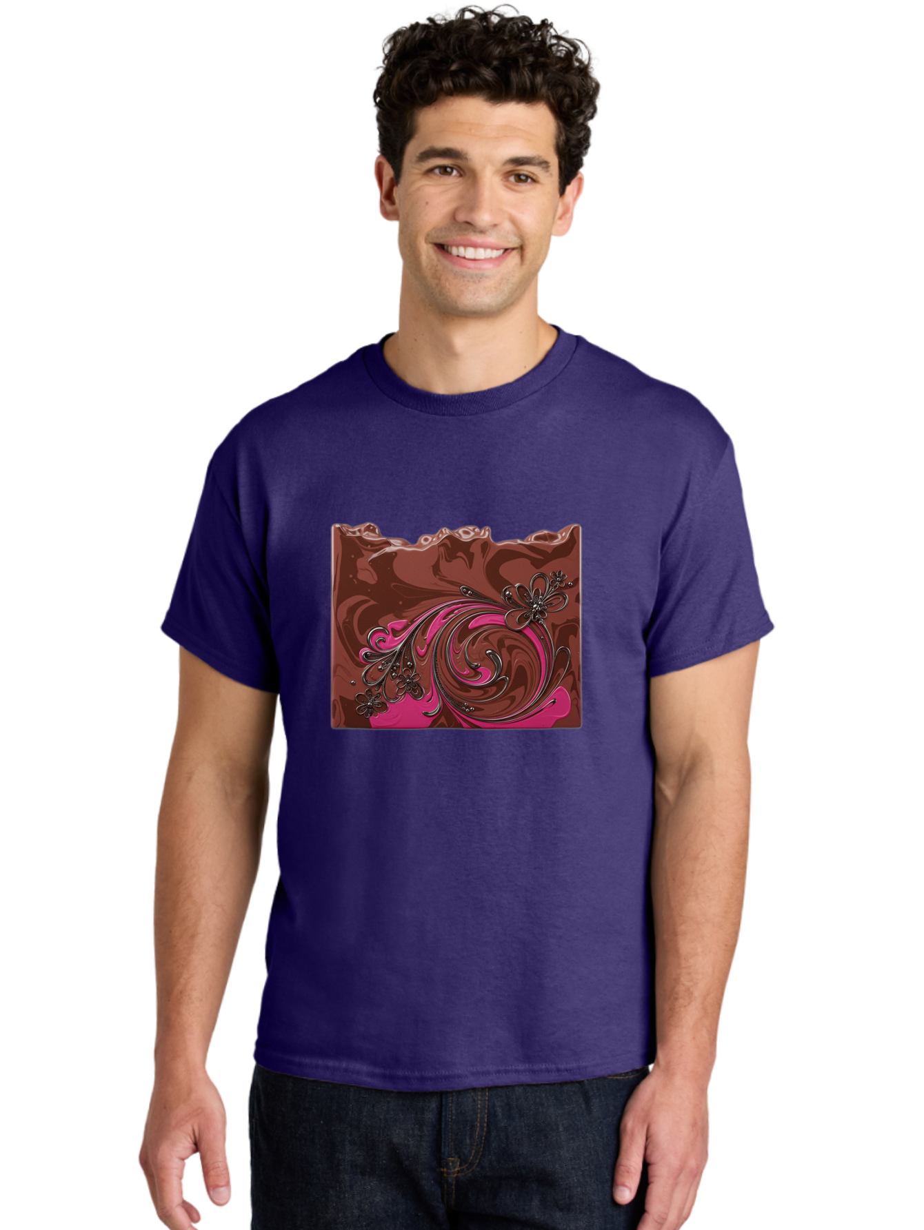 Chocolate-Bar Men'S Graphic Tee, 100% Cotton, Comfortable Casual Summer Wear, Machine Washable, Vintage Camera, Old Camera, Antique Camera, Black Camera, Classic Photography, Photography Equipment, Nostalgic Device, Film Camera, Camera Art Bae963