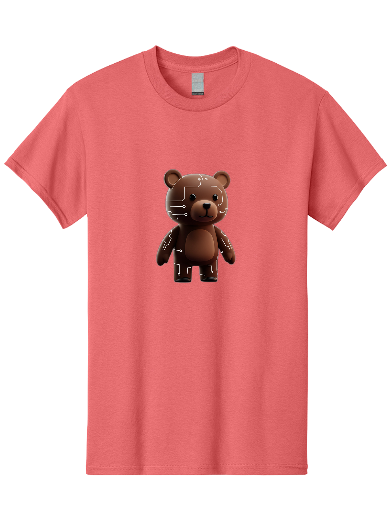 Circuit-Bear-1 Men'S Graphic Tee, 100% Cotton, Comfortable Casual Summer Wear, Machine Washable, Vintage Camera, Old Camera, Antique Camera, Black Camera, Classic Photography, Photography Equipment, Nostalgic Device, Film Camera, Camera Art Bae965