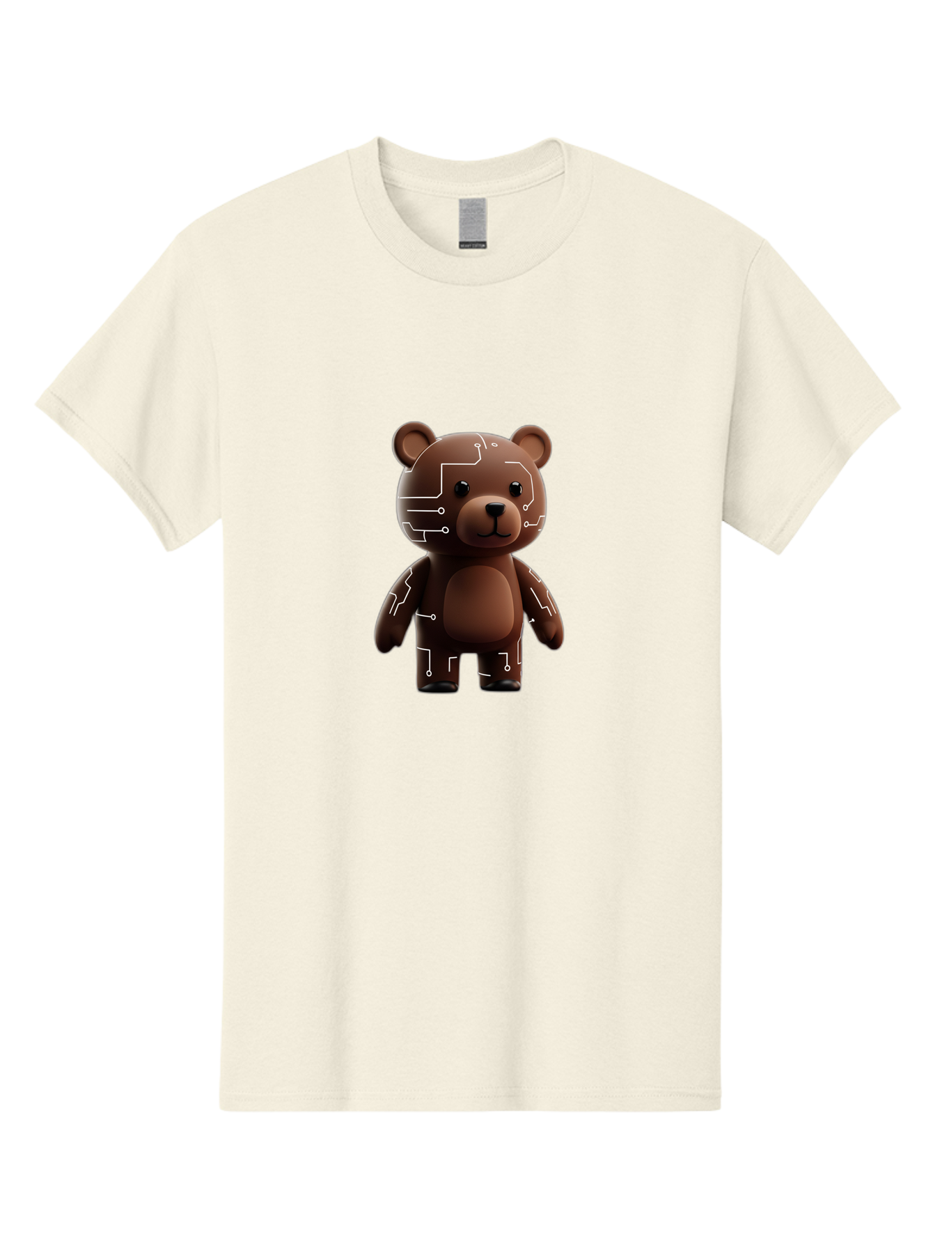 Circuit-Bear-1 Men'S Graphic Tee, 100% Cotton, Comfortable Casual Summer Wear, Machine Washable, Vintage Camera, Old Camera, Antique Camera, Black Camera, Classic Photography, Photography Equipment, Nostalgic Device, Film Camera, Camera Art Bae965
