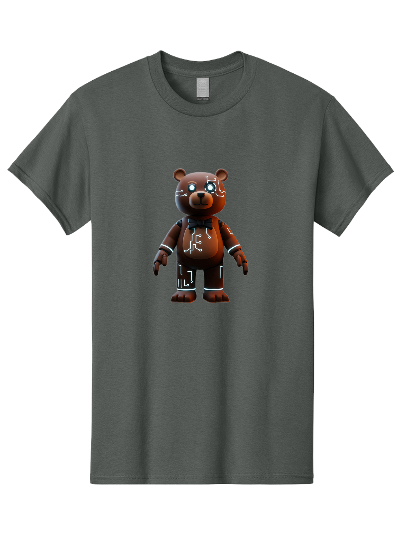 Circuit-Bear-2 Men'S Graphic Tee, 100% Cotton, Comfortable Casual Summer Wear, Machine Washable, Vintage Camera, Old Camera, Antique Camera, Black Camera, Classic Photography, Photography Equipment, Nostalgic Device, Film Camera, Camera Art Bae966