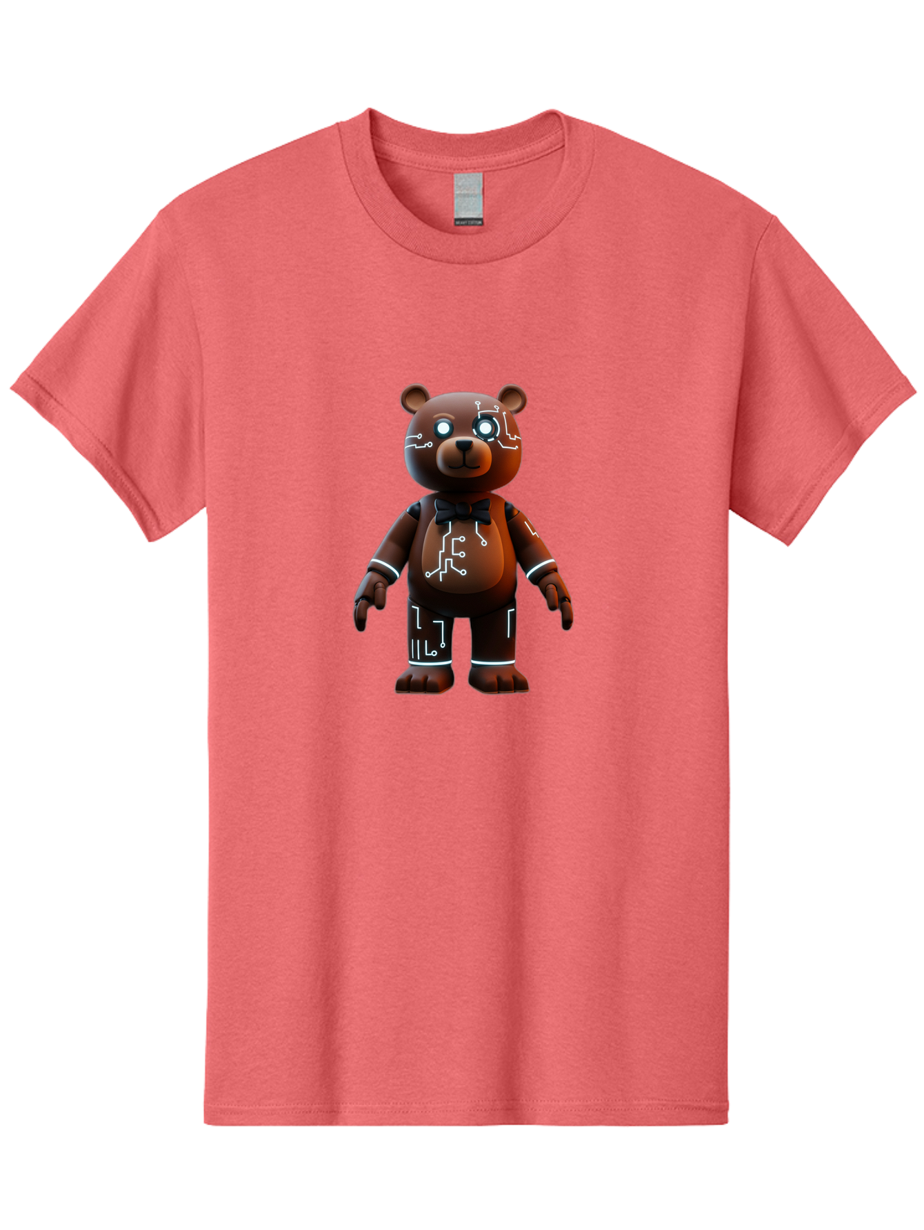 Circuit-Bear-2 Men'S Graphic Tee, 100% Cotton, Comfortable Casual Summer Wear, Machine Washable, Vintage Camera, Old Camera, Antique Camera, Black Camera, Classic Photography, Photography Equipment, Nostalgic Device, Film Camera, Camera Art Bae966
